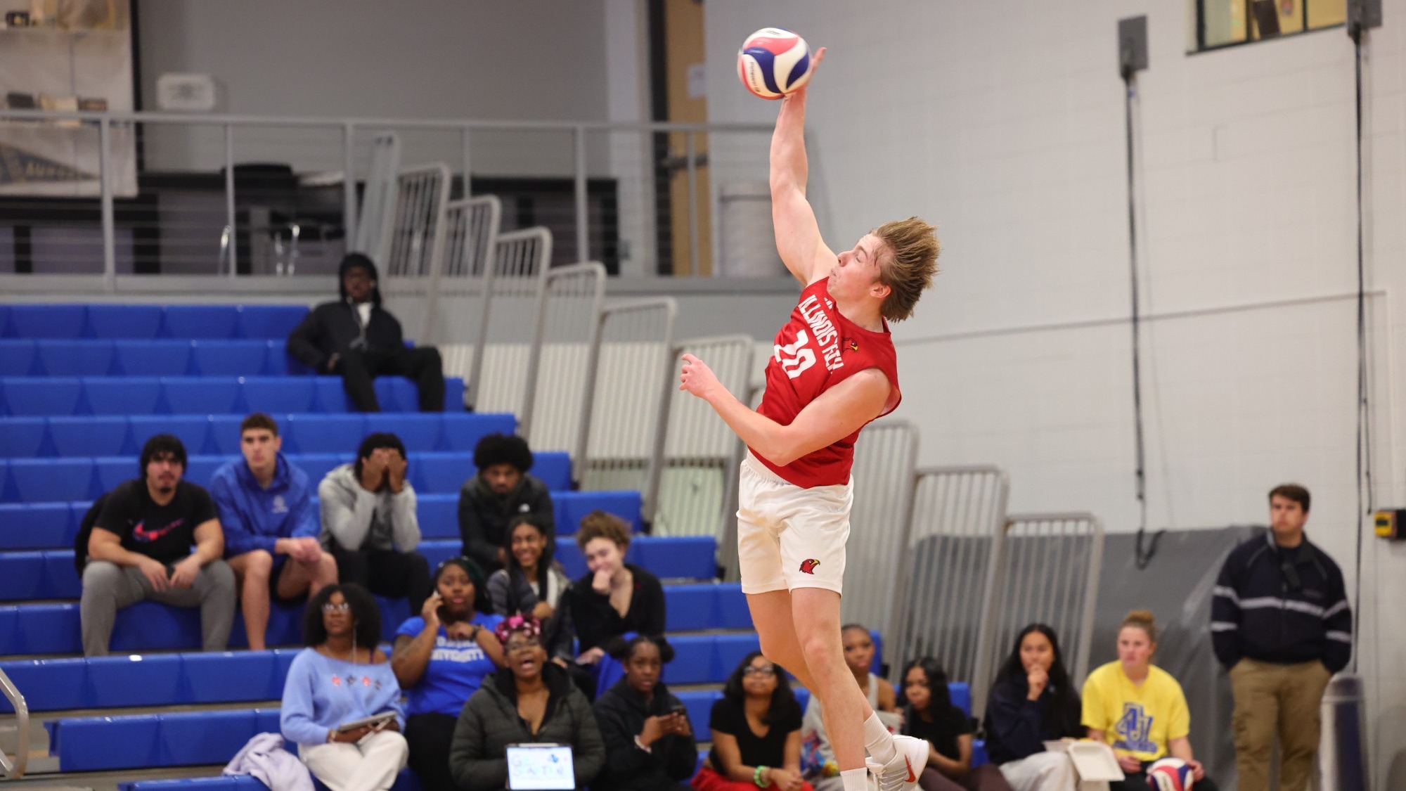 Maximo Dowling up high vs Aurora 2-19-26