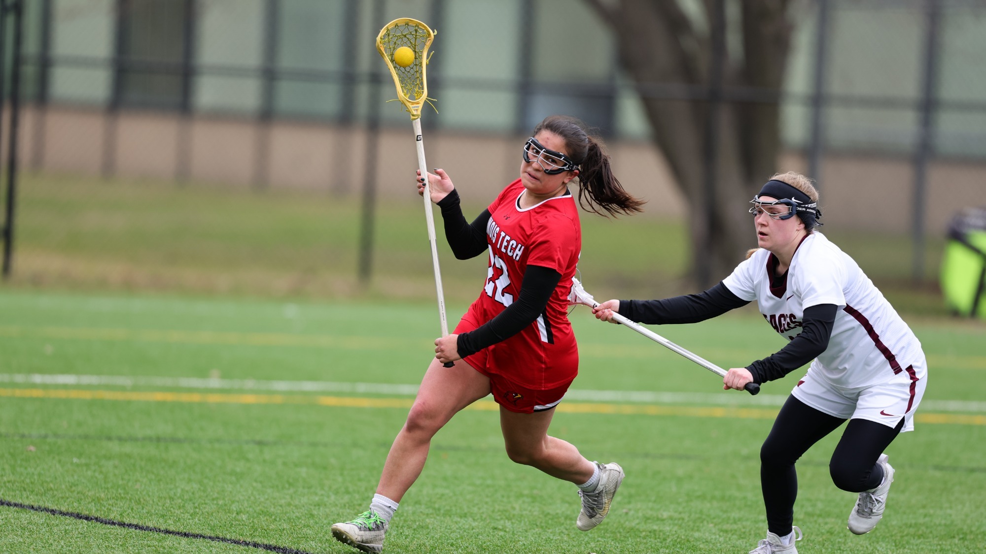 Toni Martinez evading vs UW-LaCrosse 3-22-26