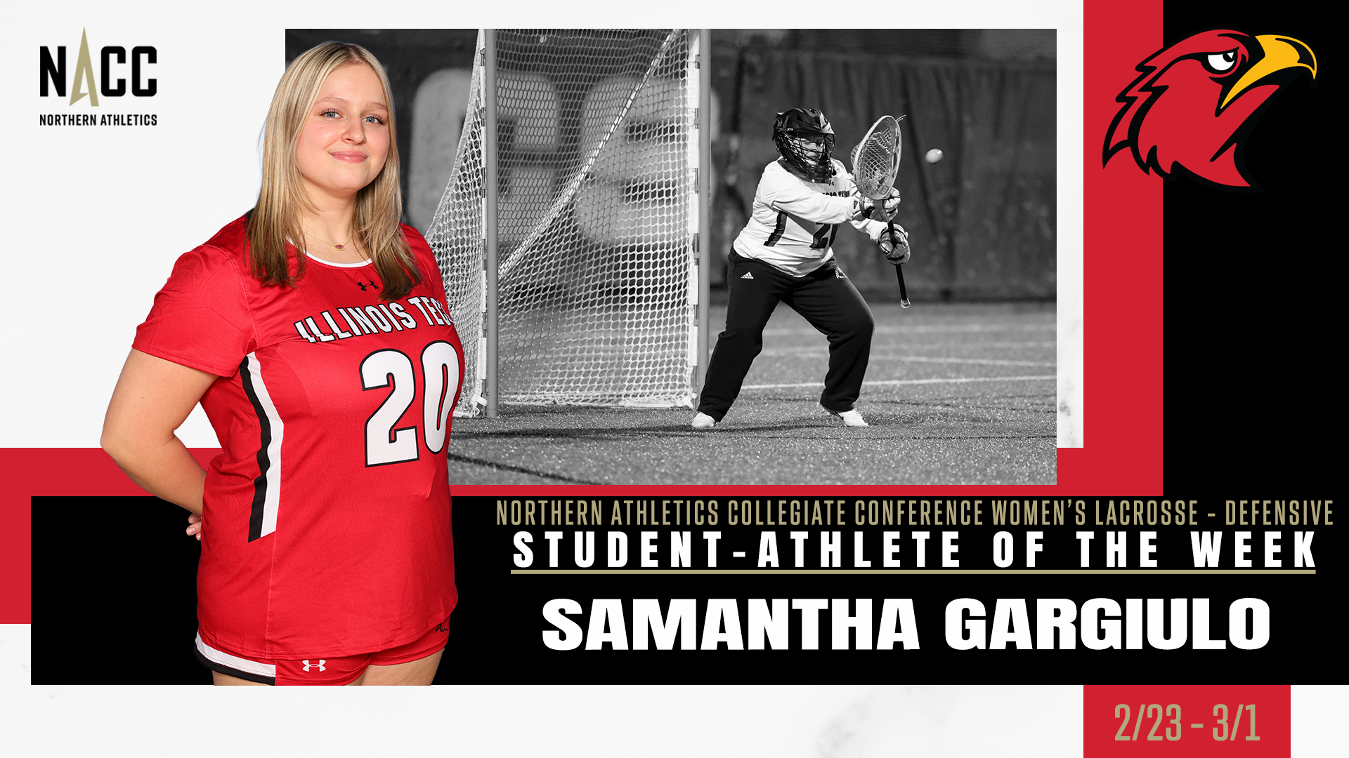 Samantha Gargiulo NACC POTW cover photo 3-4-26