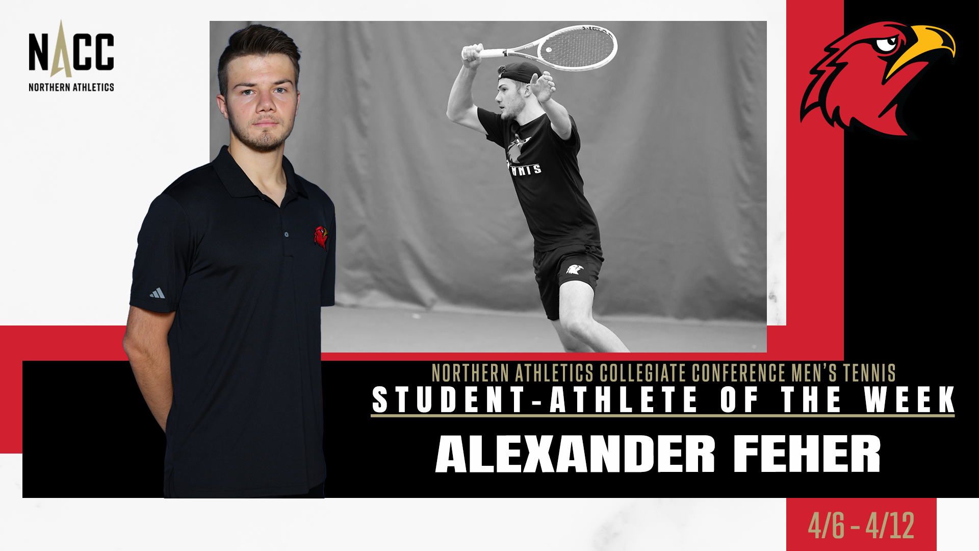 Alexander Feher NACC POTW cover photo 4-14-26