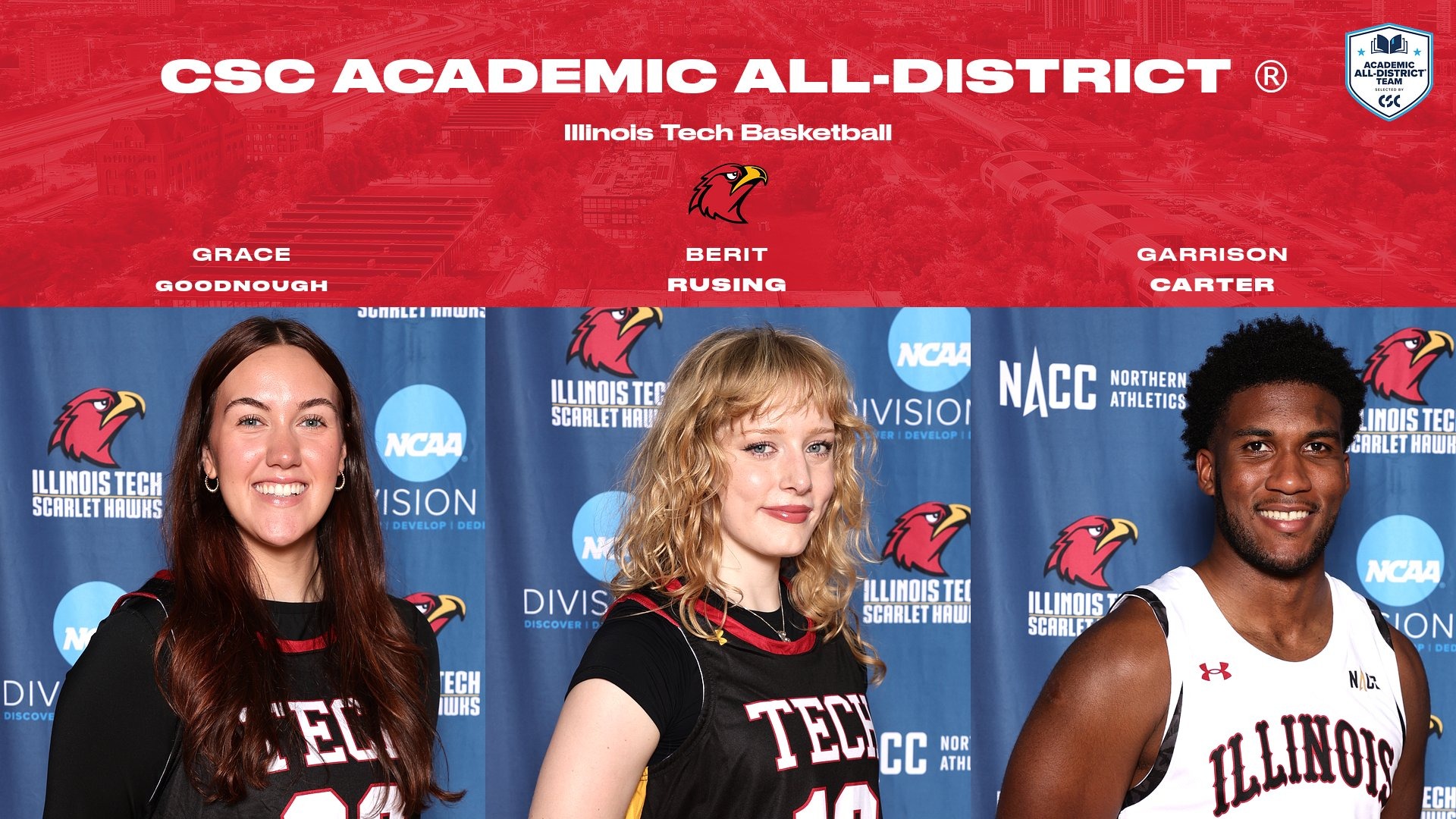 Basketball CSC Academic All-District Teams 2025-26