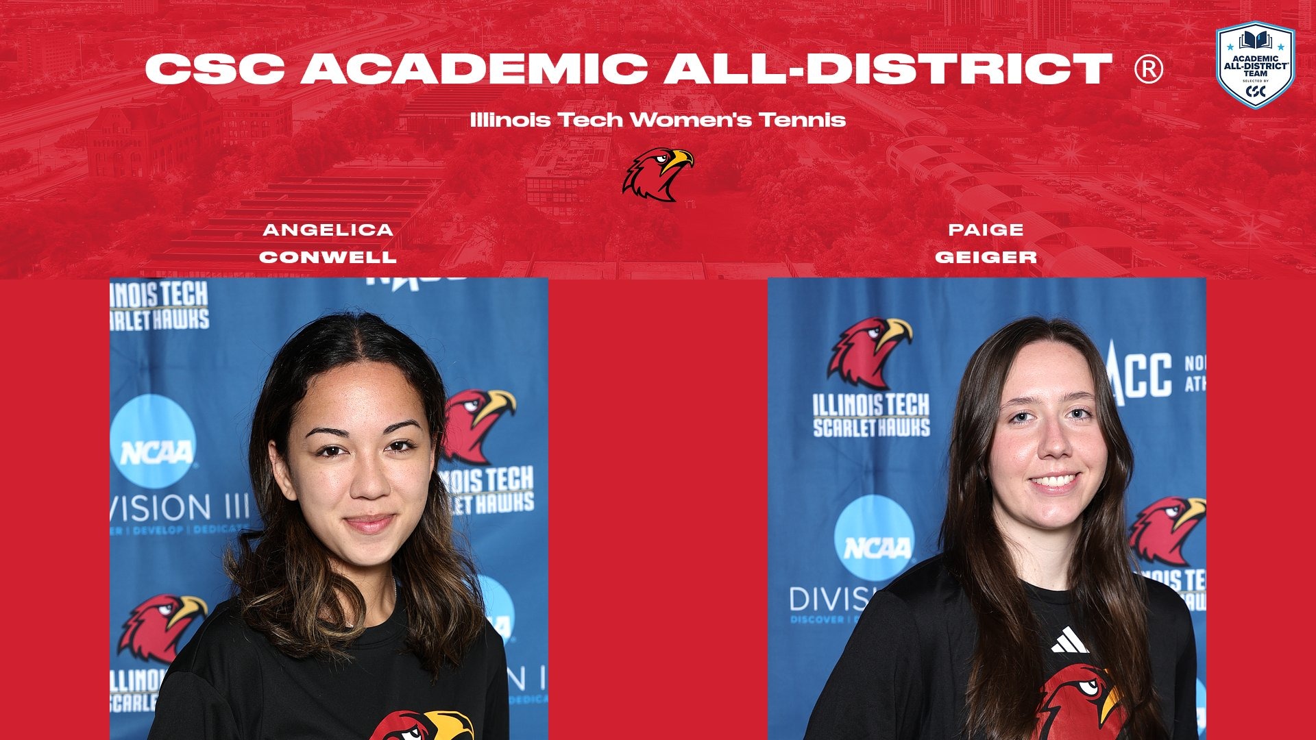 CSC WTEN Academic All-District 2025-26