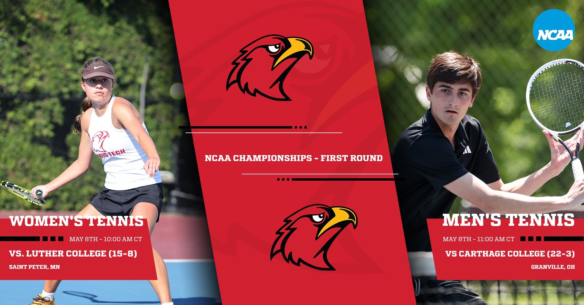NCAA First Round 2026 MTEN WTEN cover photo