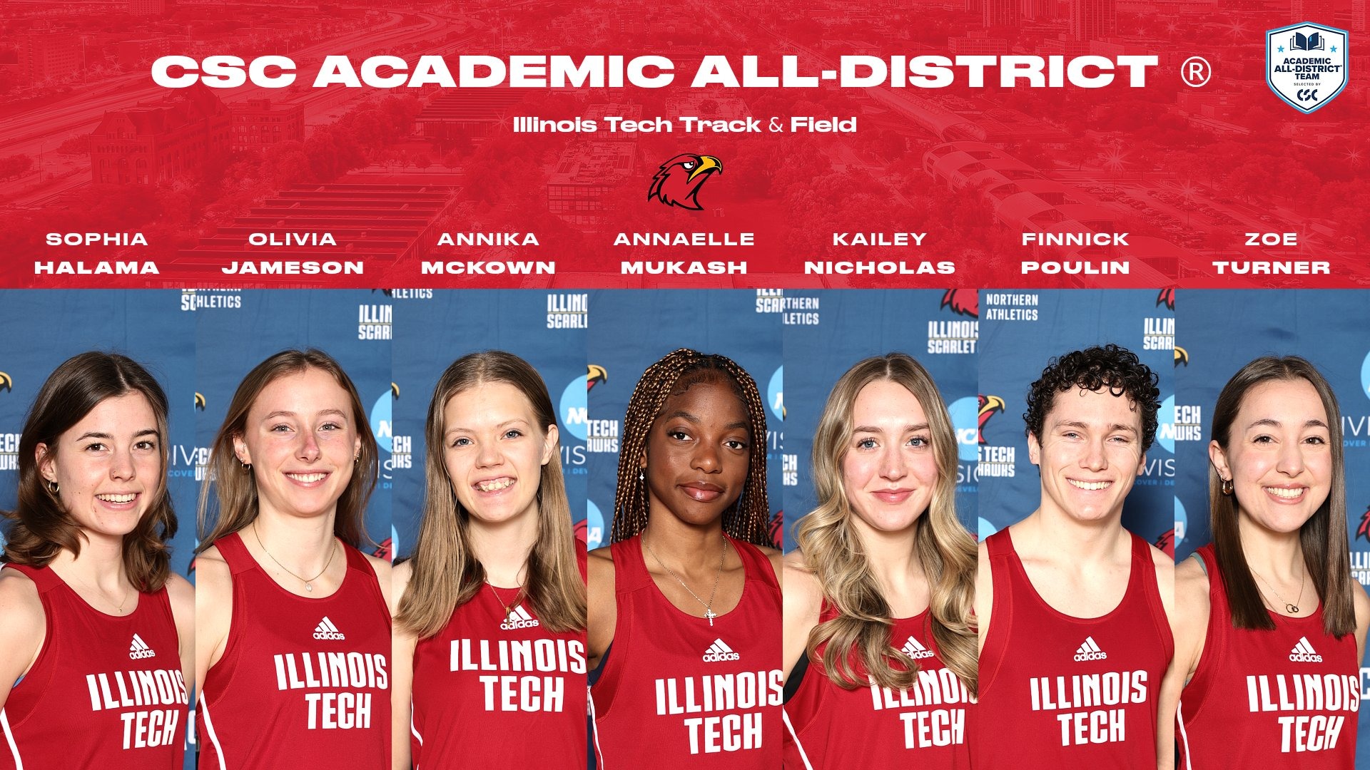 2026 Track and Field CSC Academic All-District