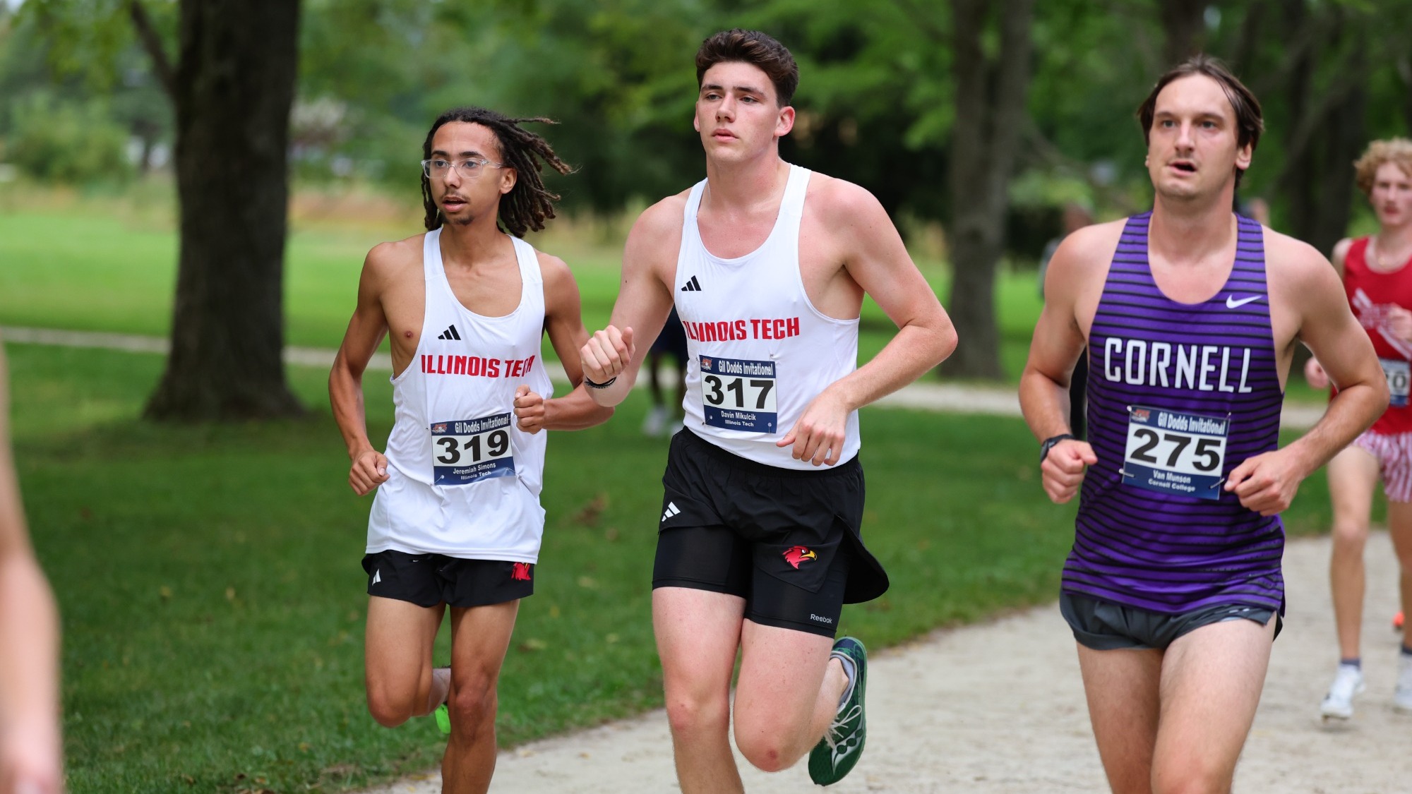 Jeremiah Simons and Davin Mikulcik at Gil Dodds Invitational 9-18-26
