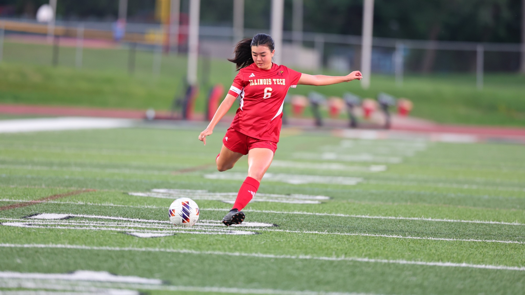 Leyna Yonehara kicking vs NCC 9-1-26