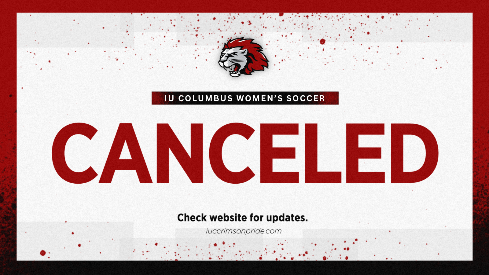 IUCWSOC Canceled