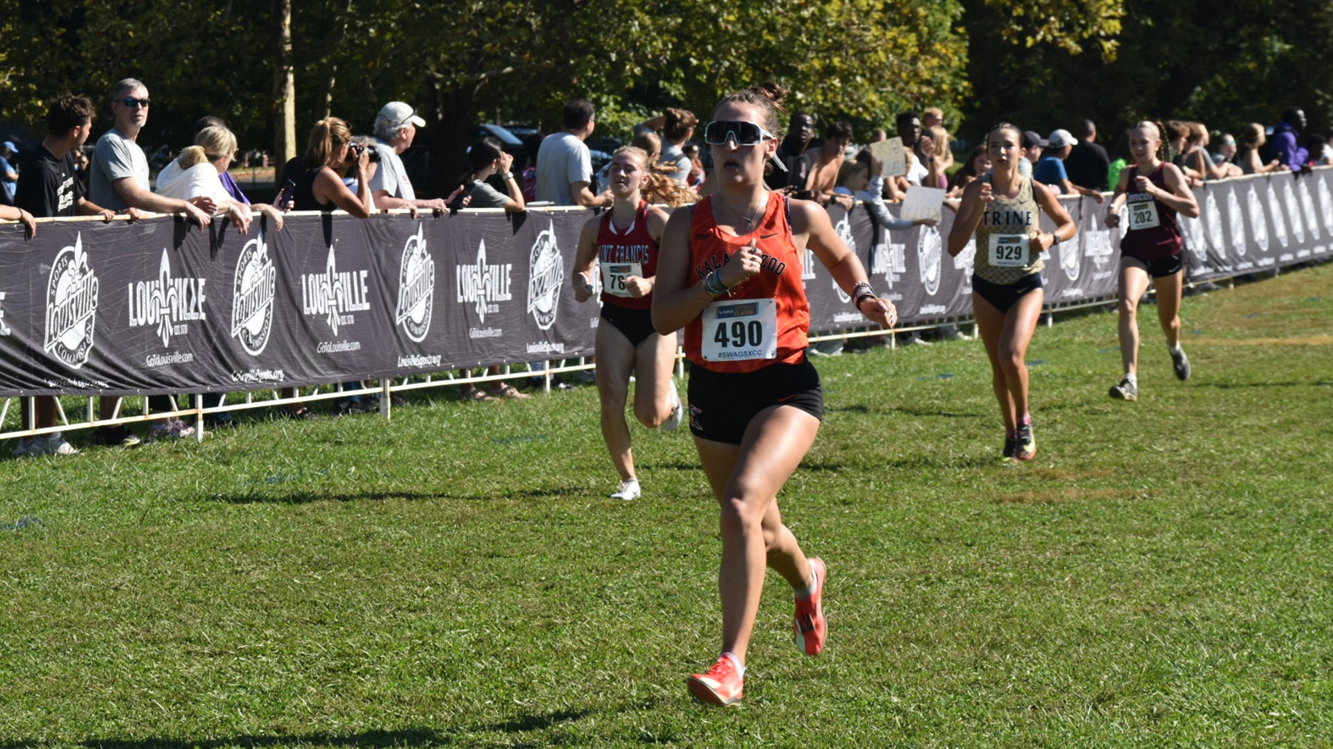 Nora O'Leary running cross country