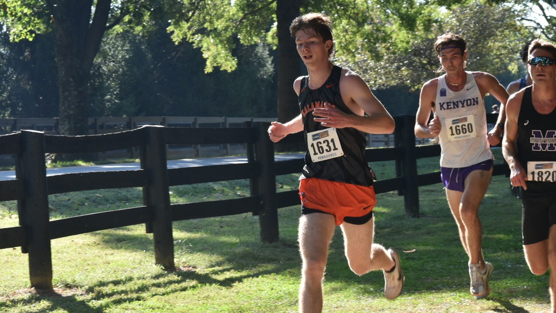 Jack Schneider running cross country