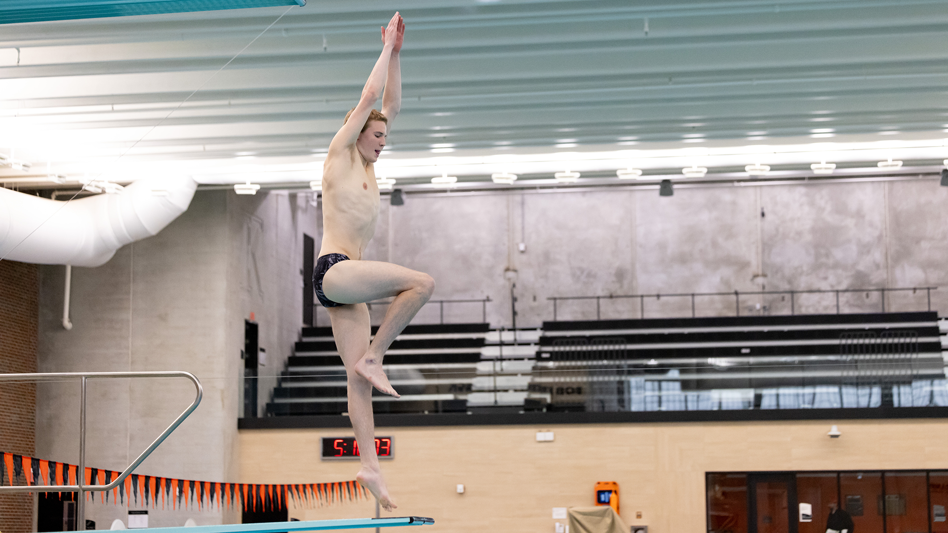 Zander Ligman set to dive off the board