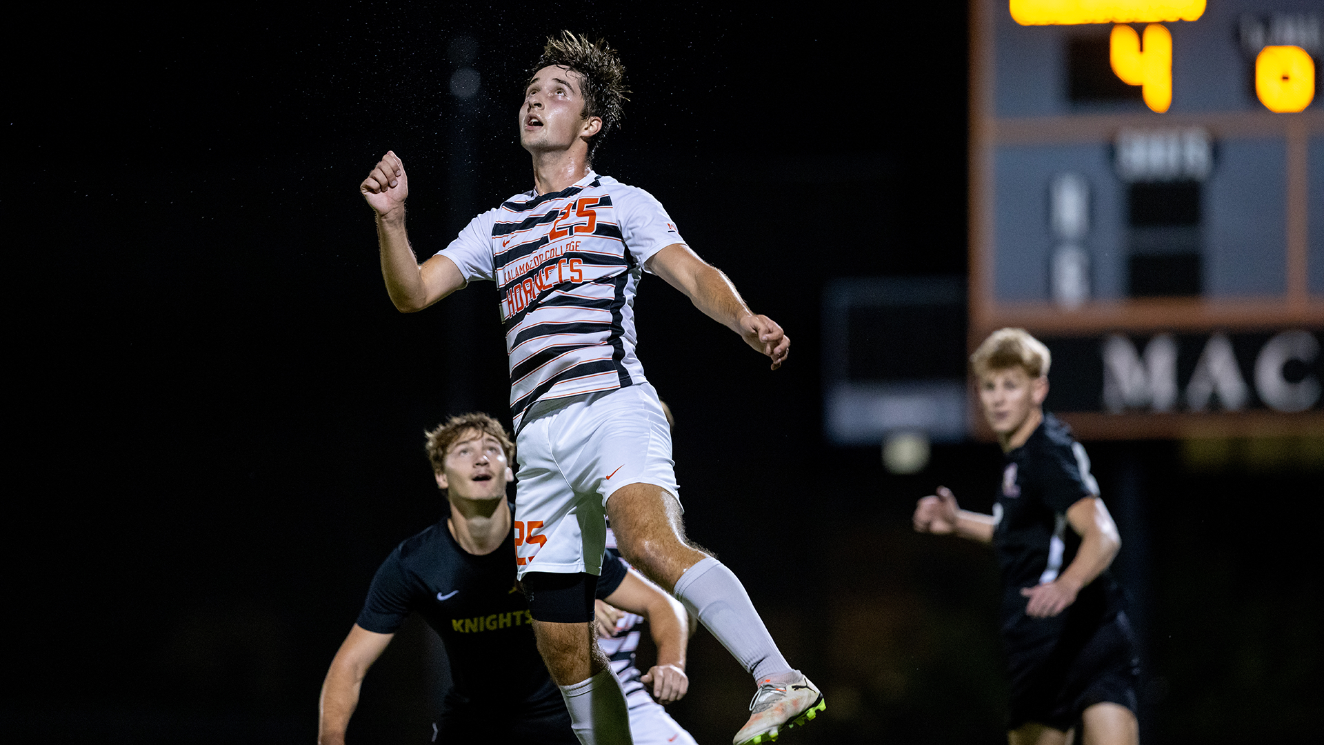 Junior Matuza playing soccer