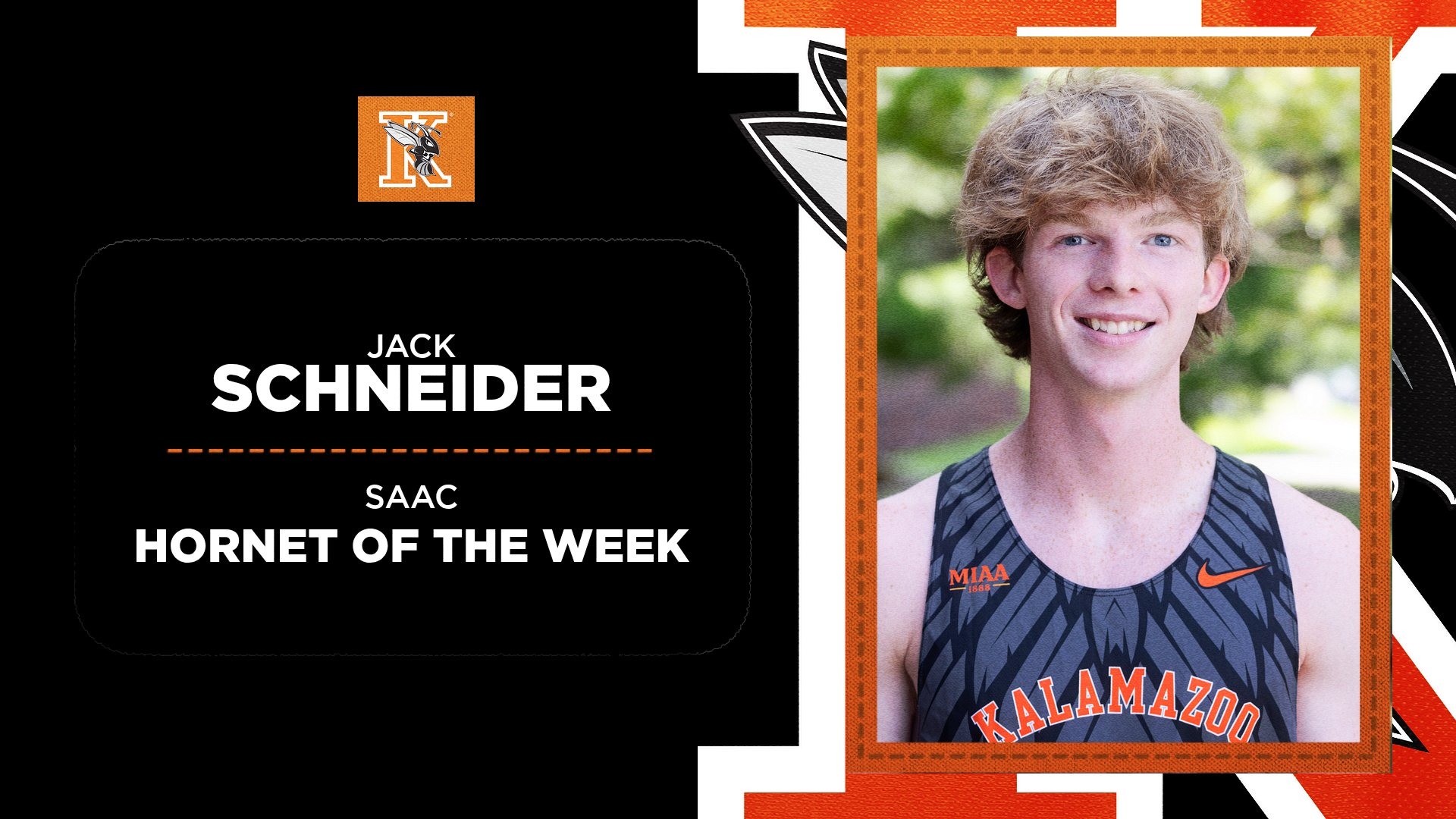 Jack Schneider Men's Hornet of the Week Graphic