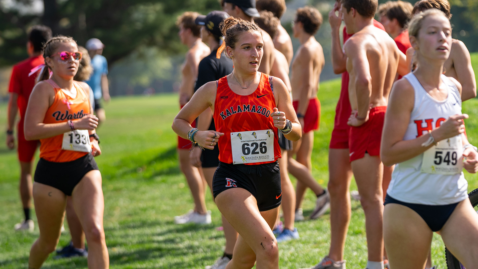 Nora O'Leary running cross country