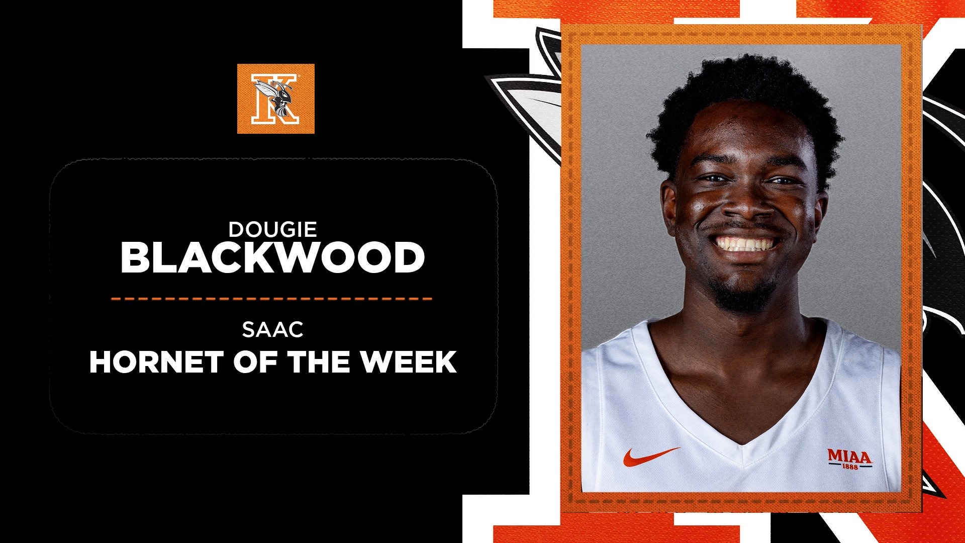 Dougie Blackwood Men's Hornet of the Week Graphic