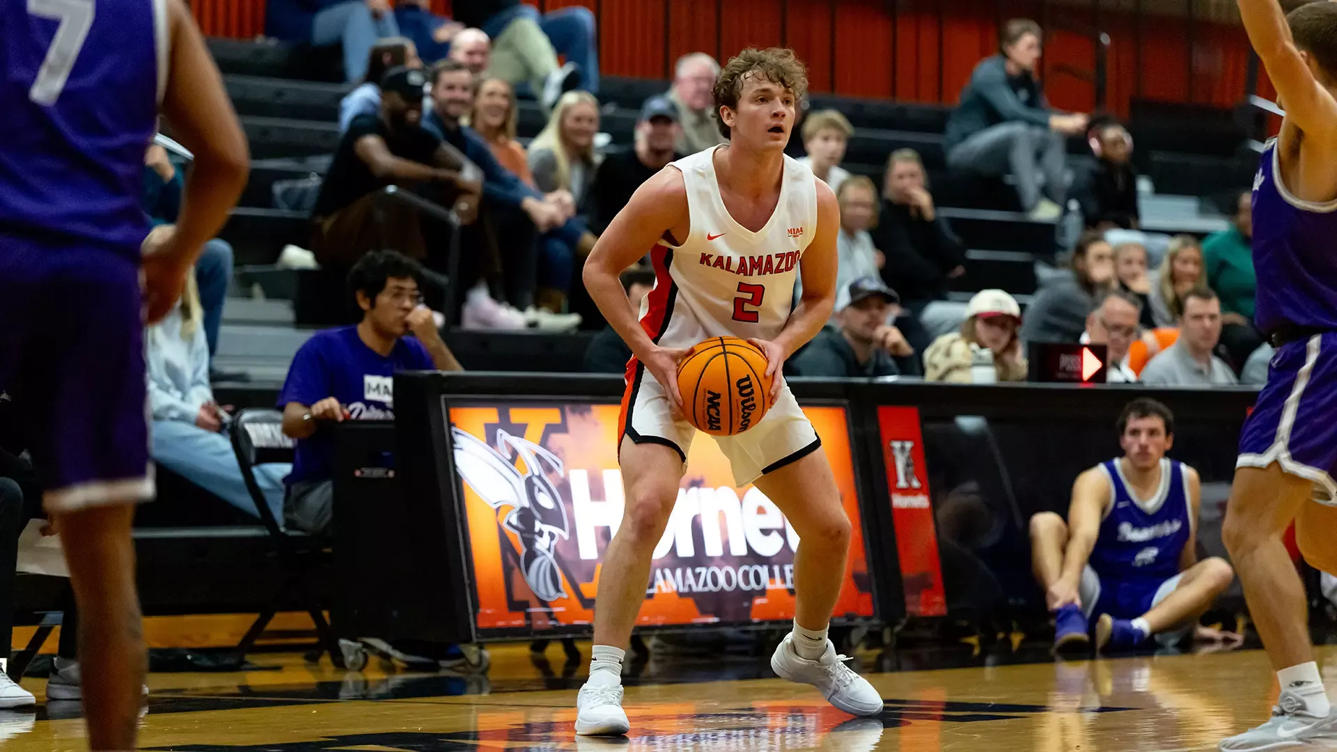 Lucas Hanifan playing basketball