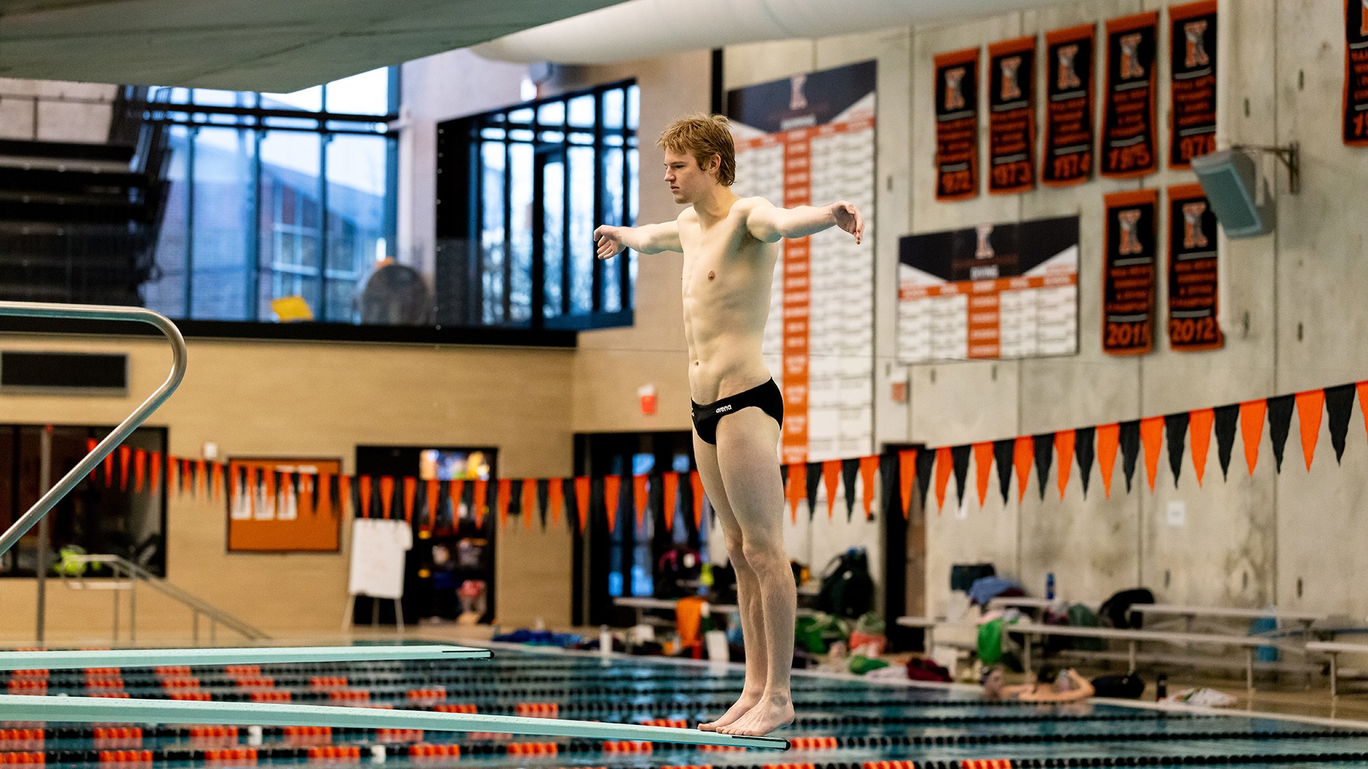 Zander Ligman diving