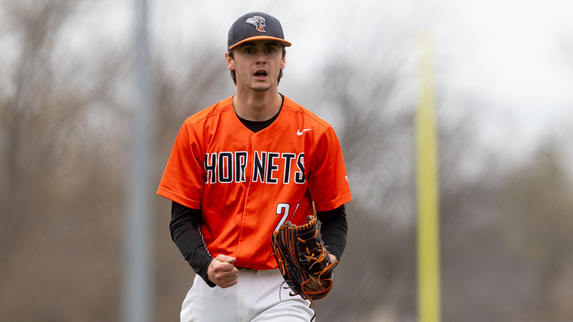 Jacob Davis playing baseball