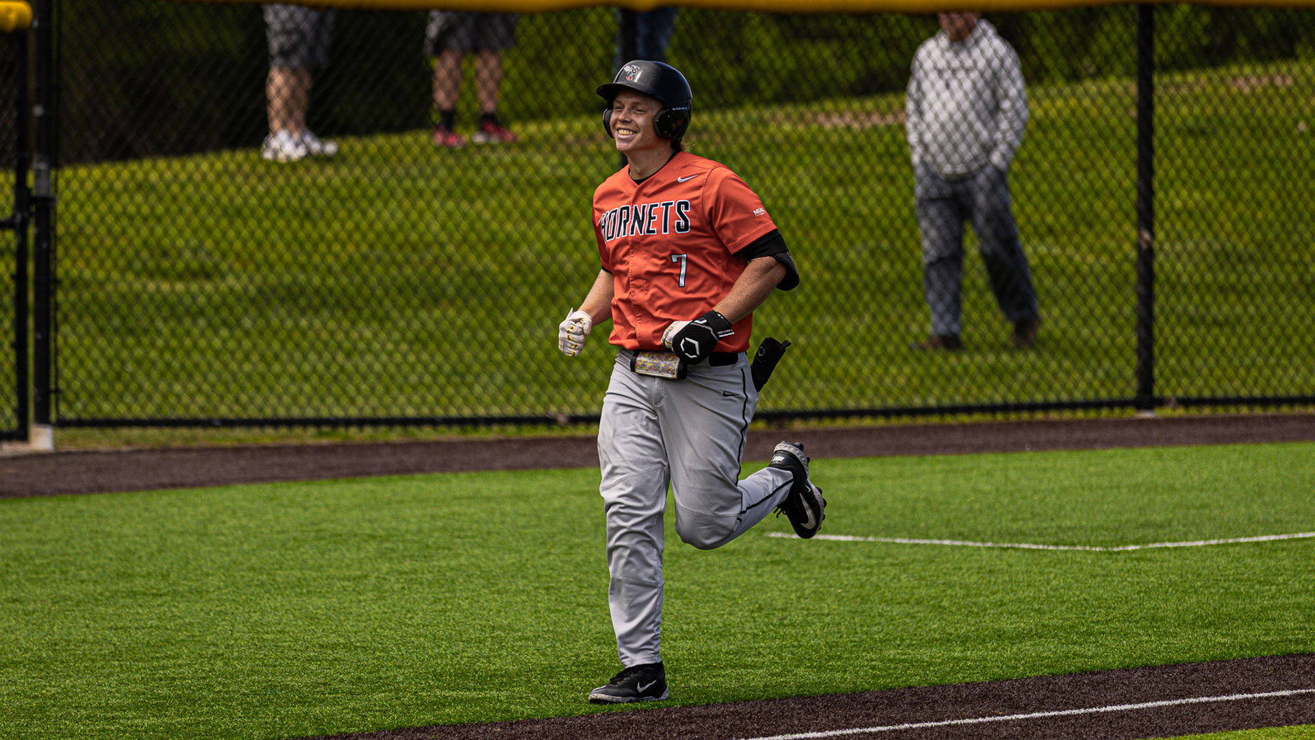 Ryar Rinehart playing baseball