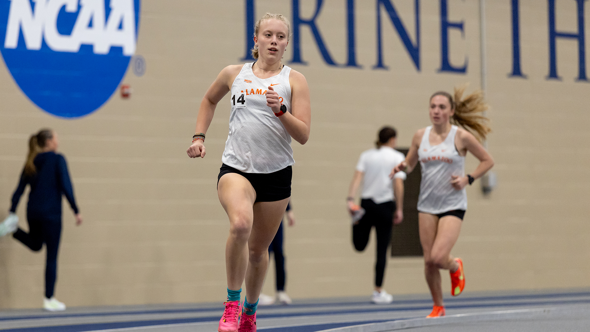 Ava King running track