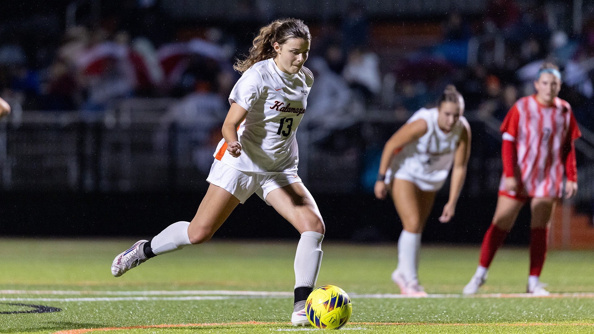 Maeve Nolan playing soccer