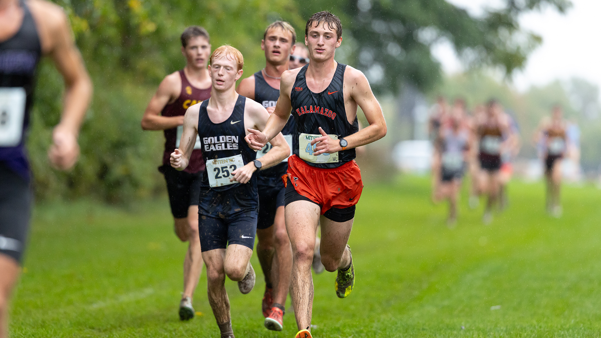 Sam King running cross country
