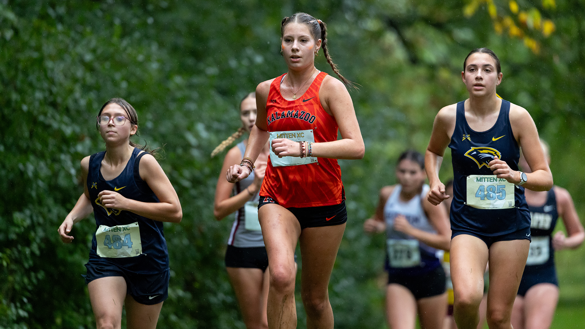 Allie Nutt running cross country