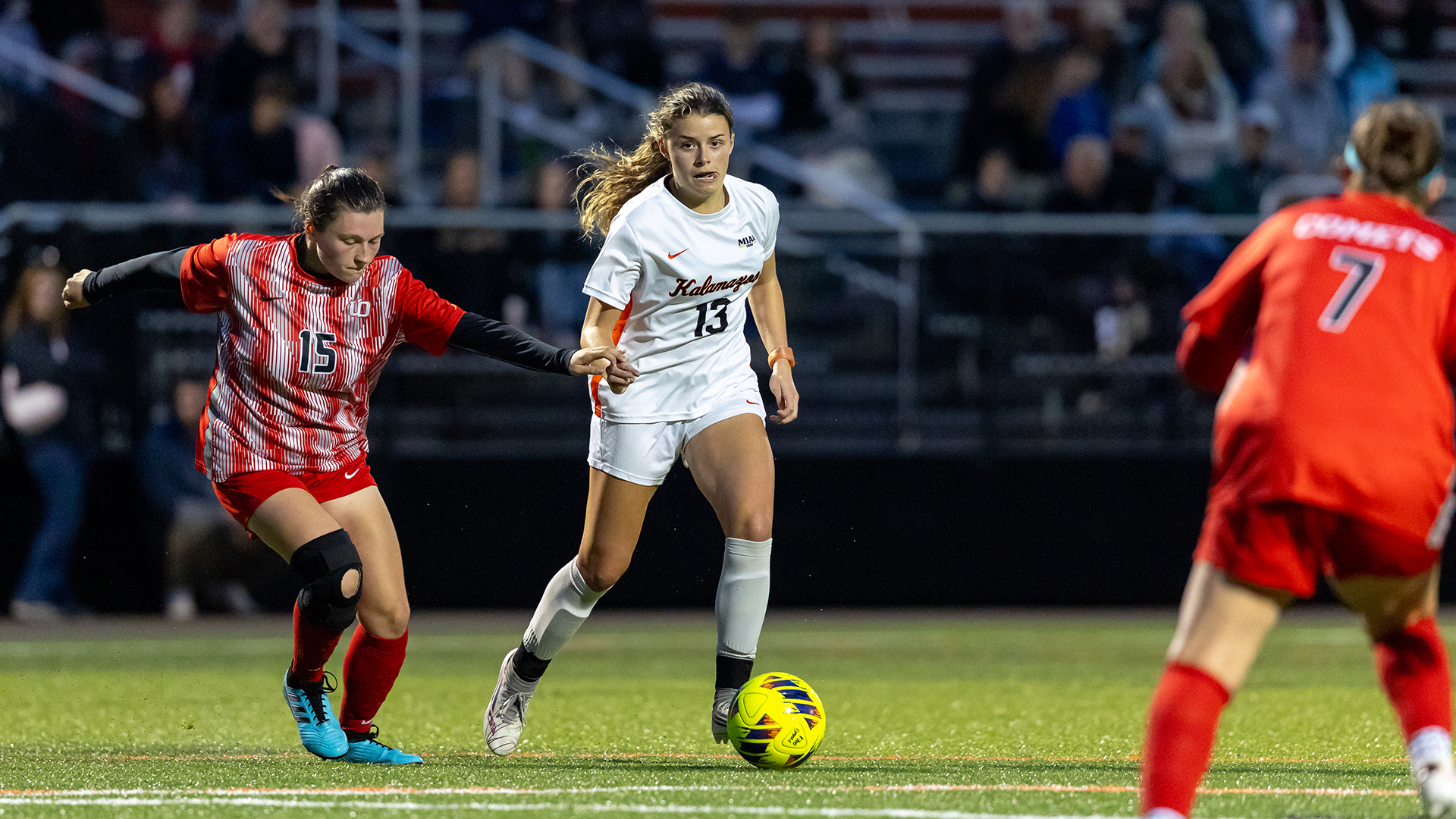 Maeve Nolan playing soccer