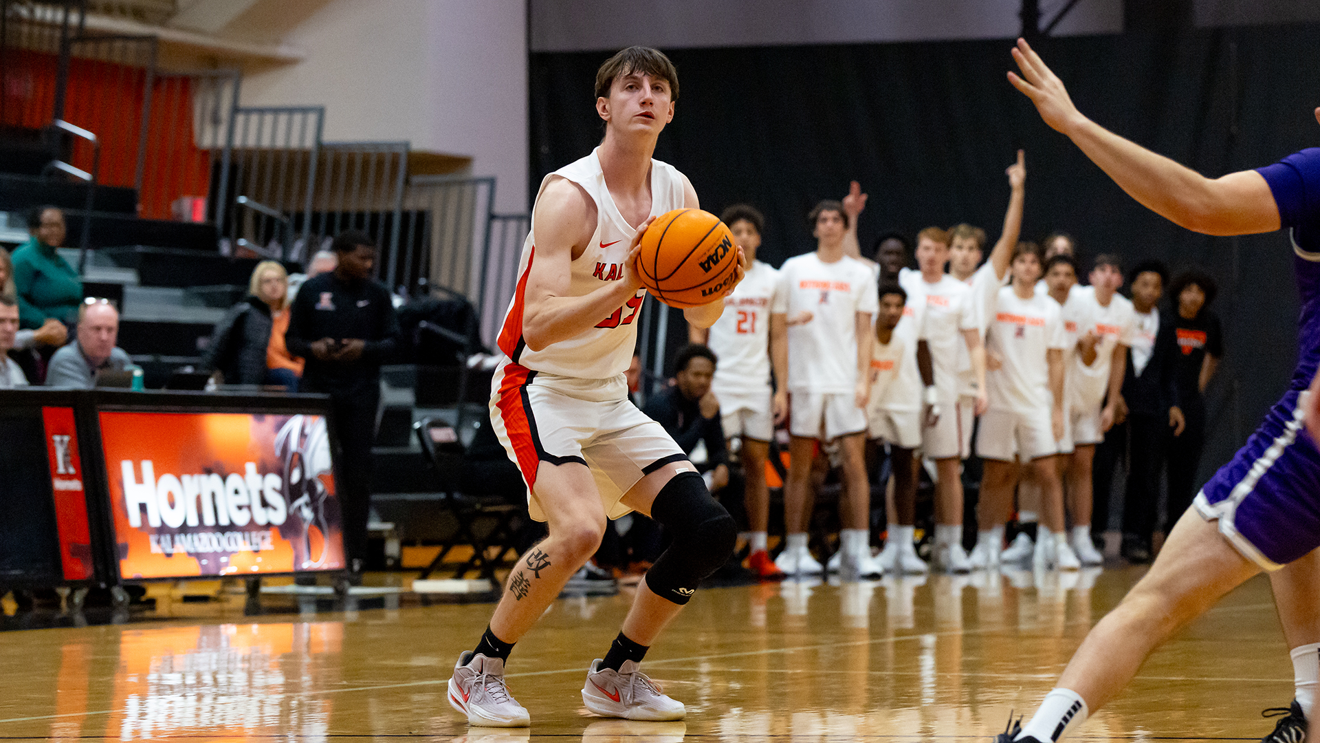 Zander Nash playing basketball