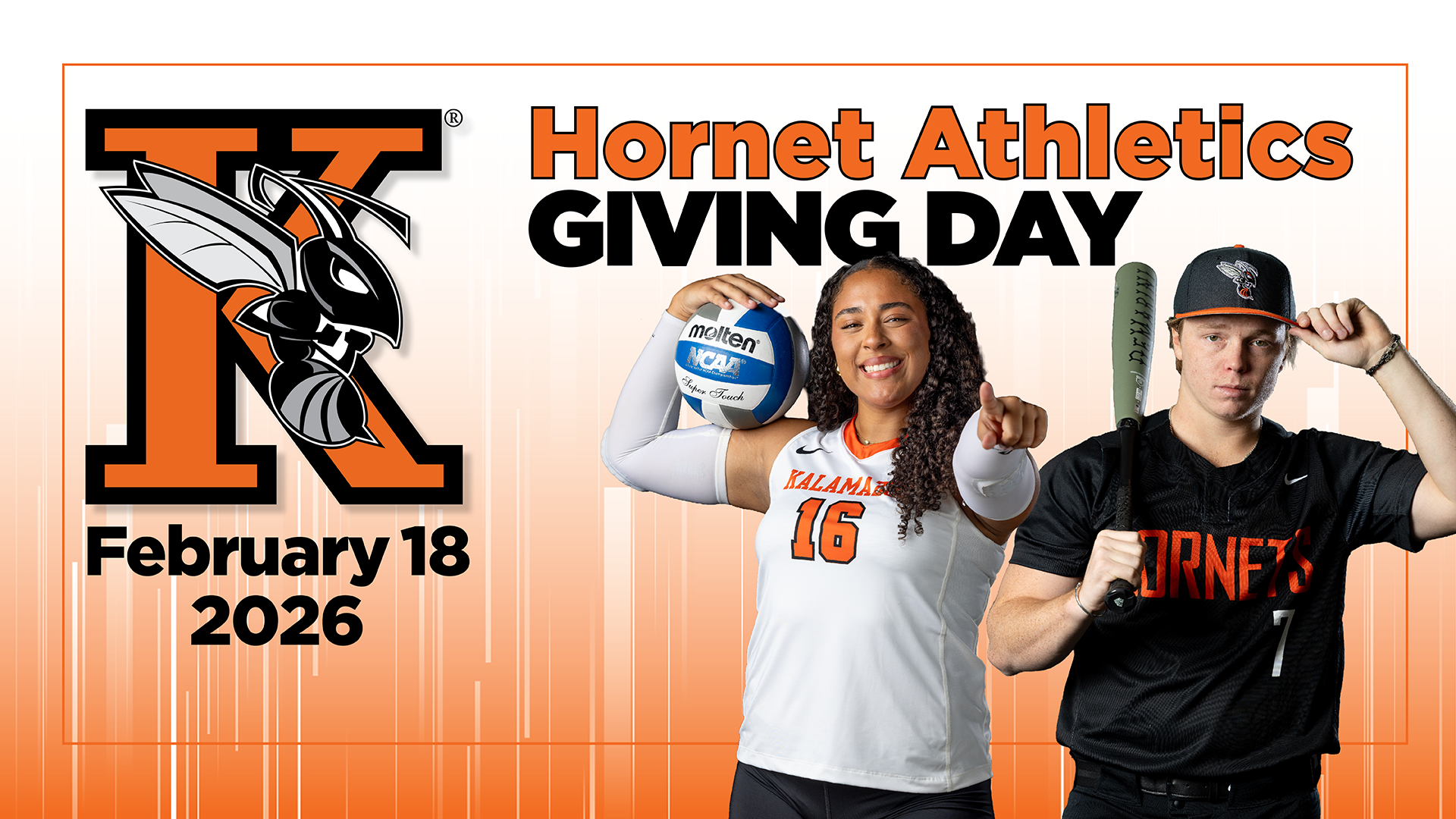 2026 Hornet Athletics Giving Day Graphic