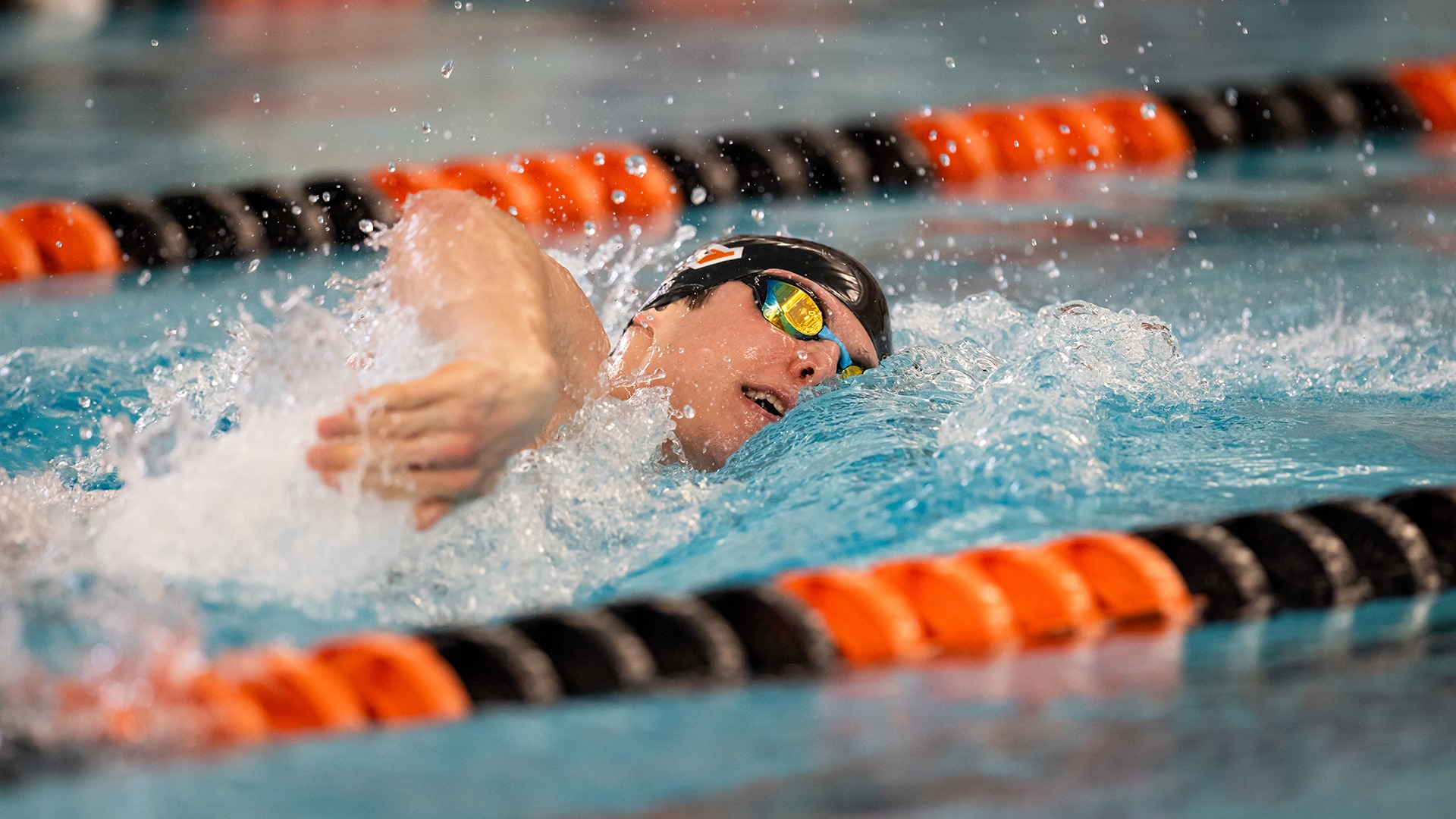 Avery Jones swimming