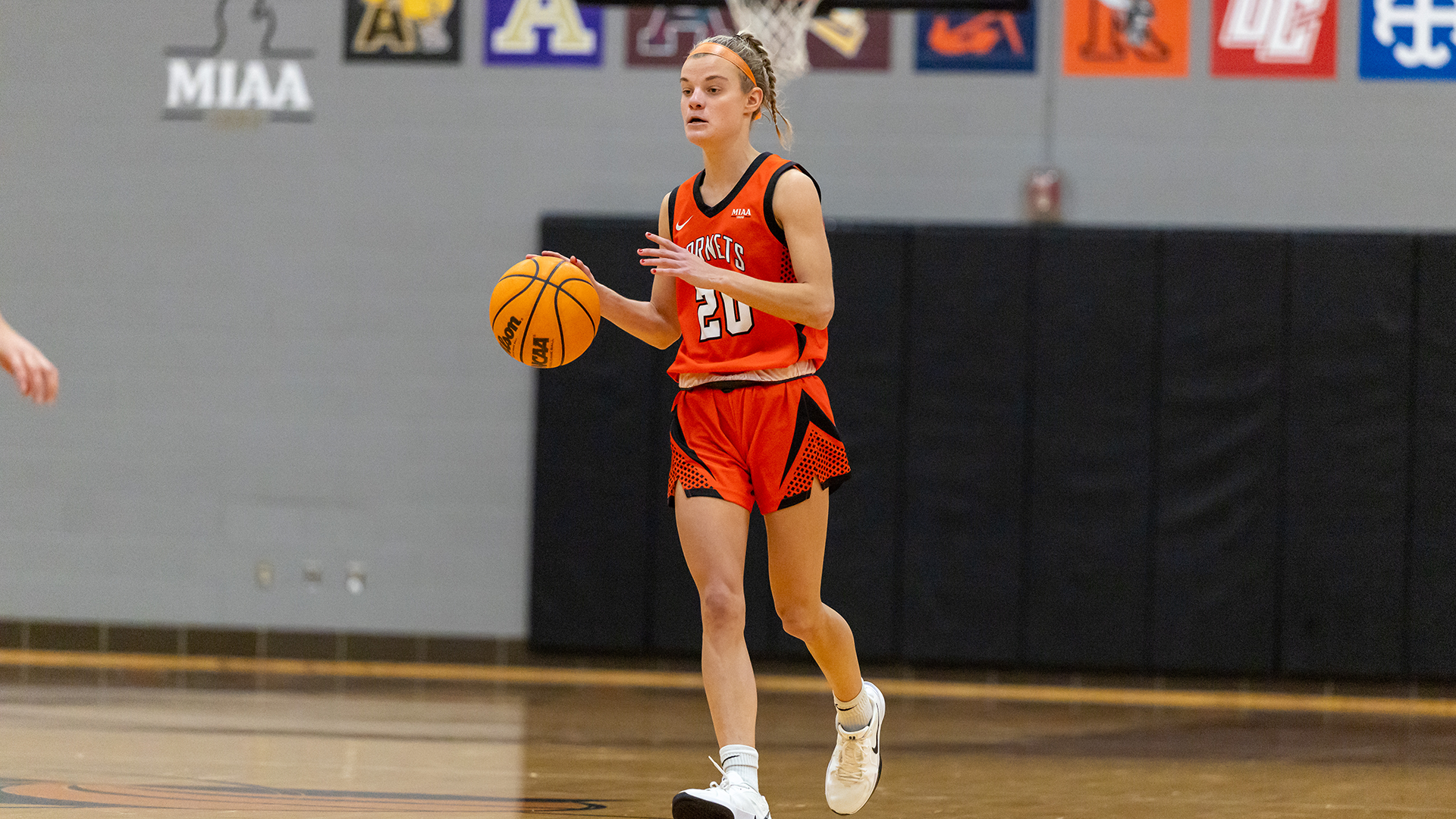Ruby Hogan playing basketball