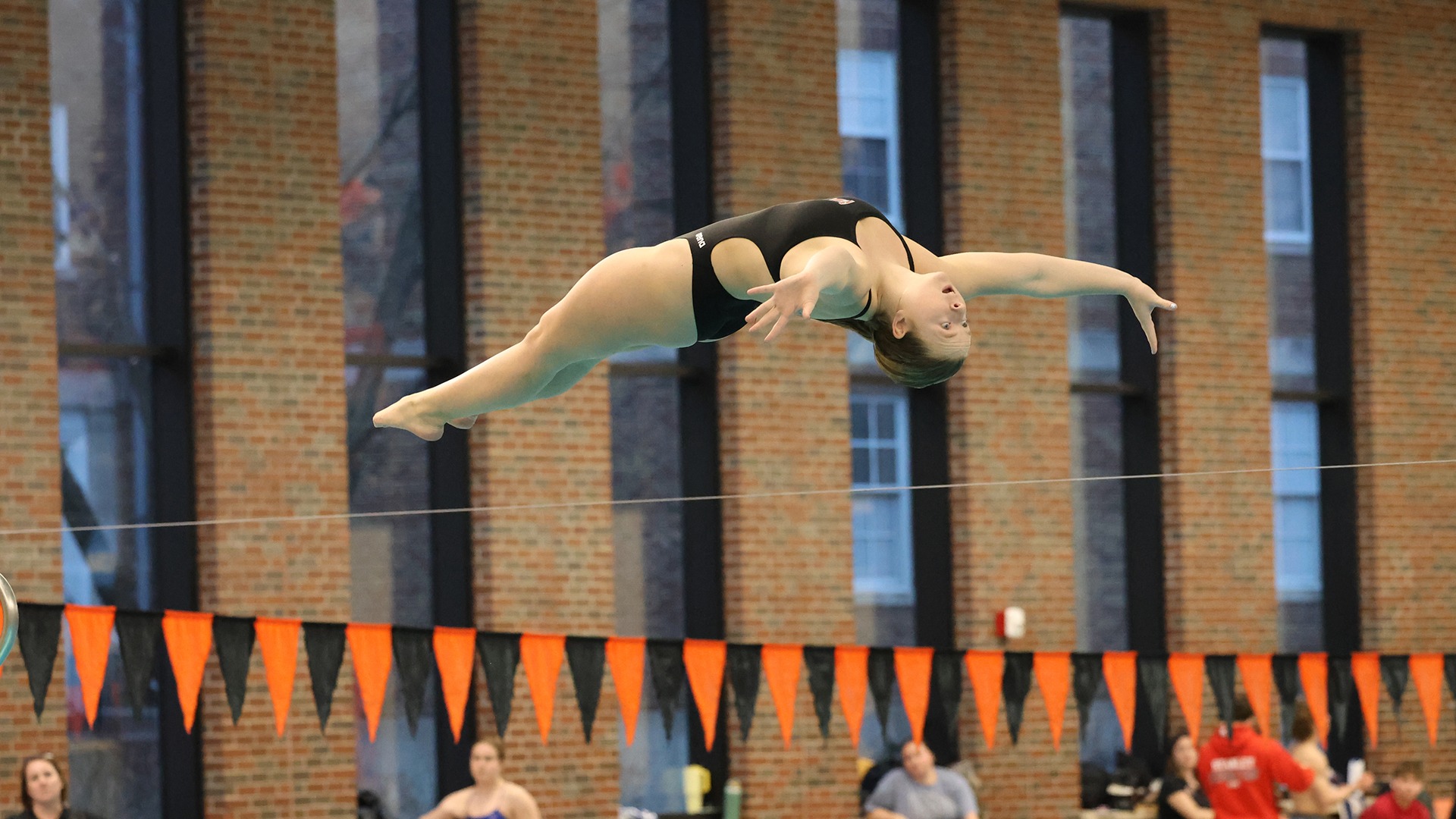 Parker Keim diving