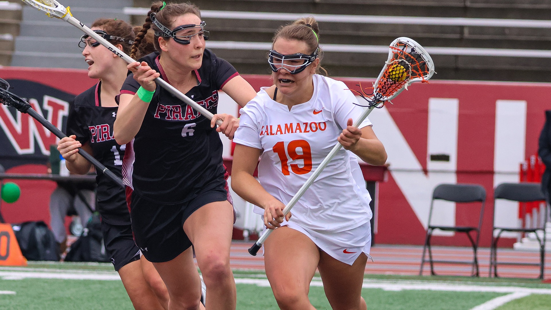 Kennedy Hynde playing lacrosse