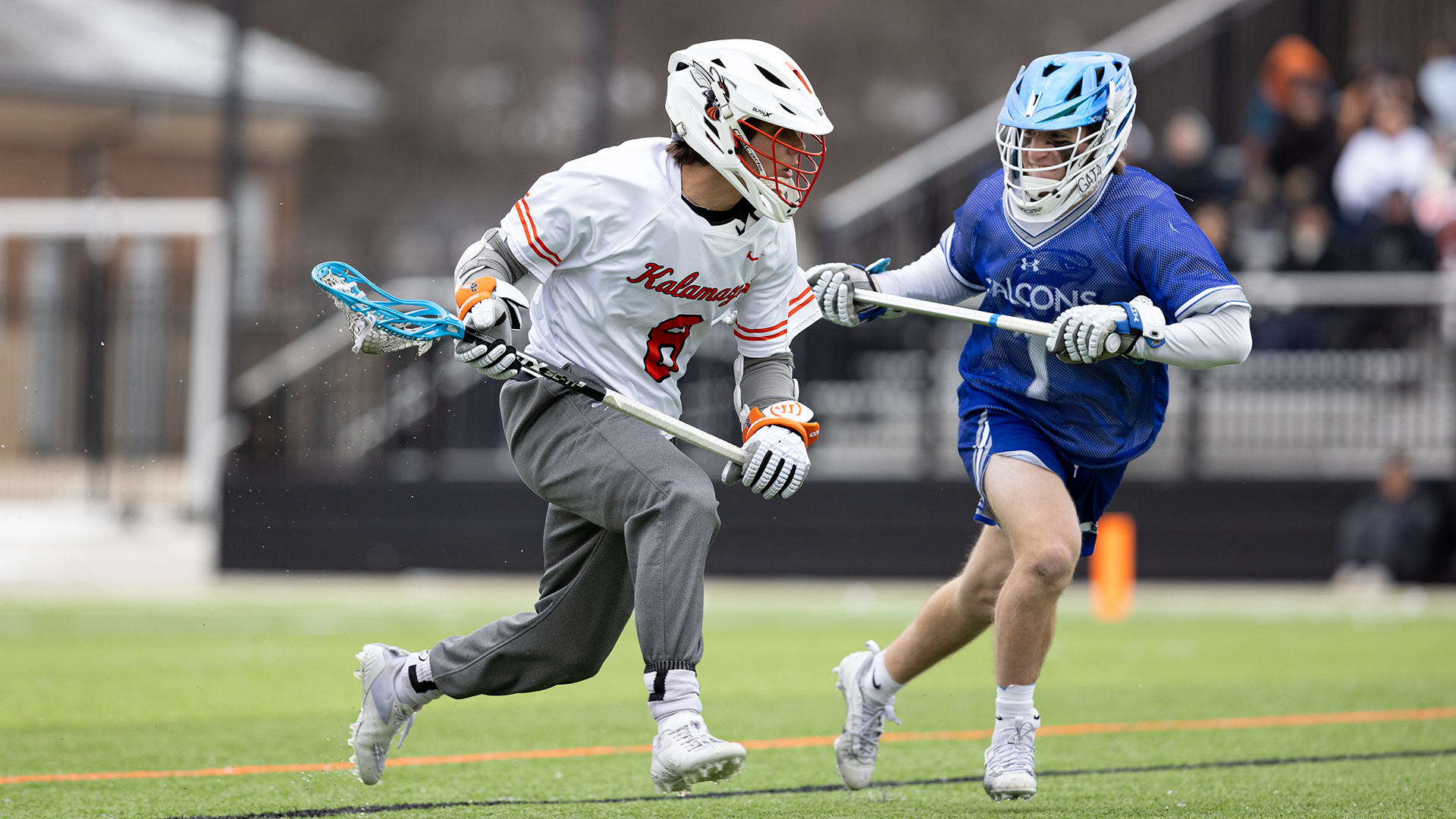 Ronin Honda playing lacrosse