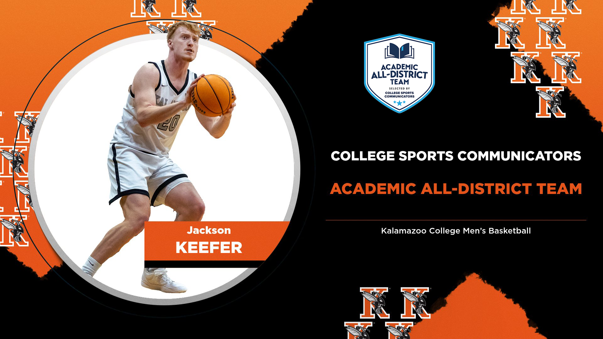 Men's Basketball Academic All-District Graphic