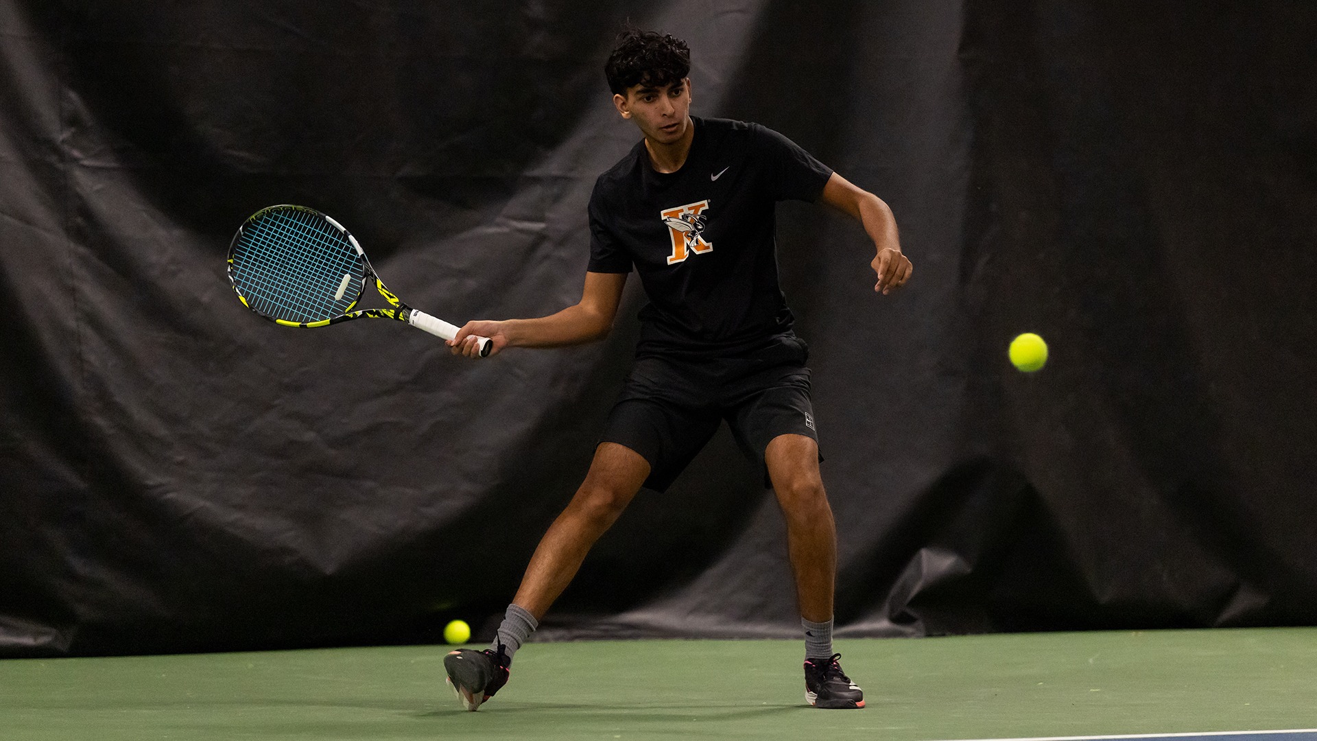 Haresh Anand playing tennis