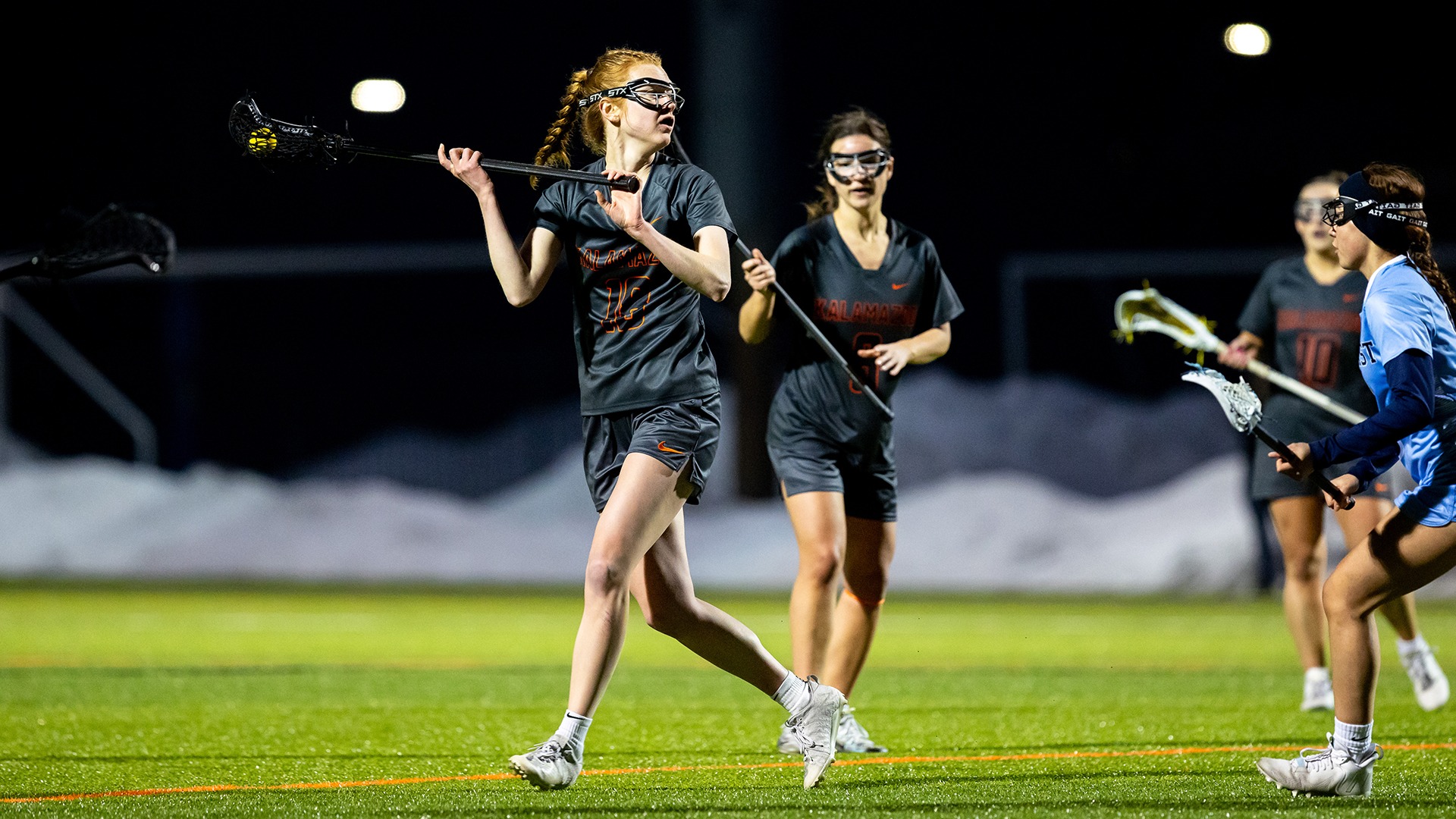 Jordan Doyle playing lacrosse