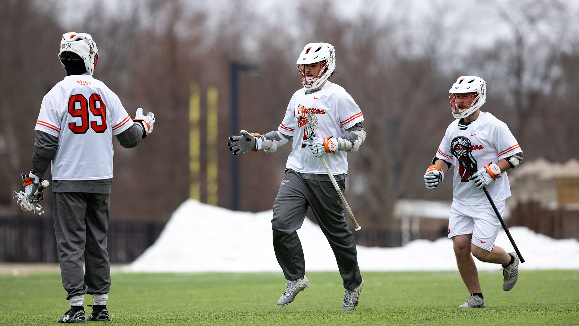 Dylan Adkins celebrating a goal