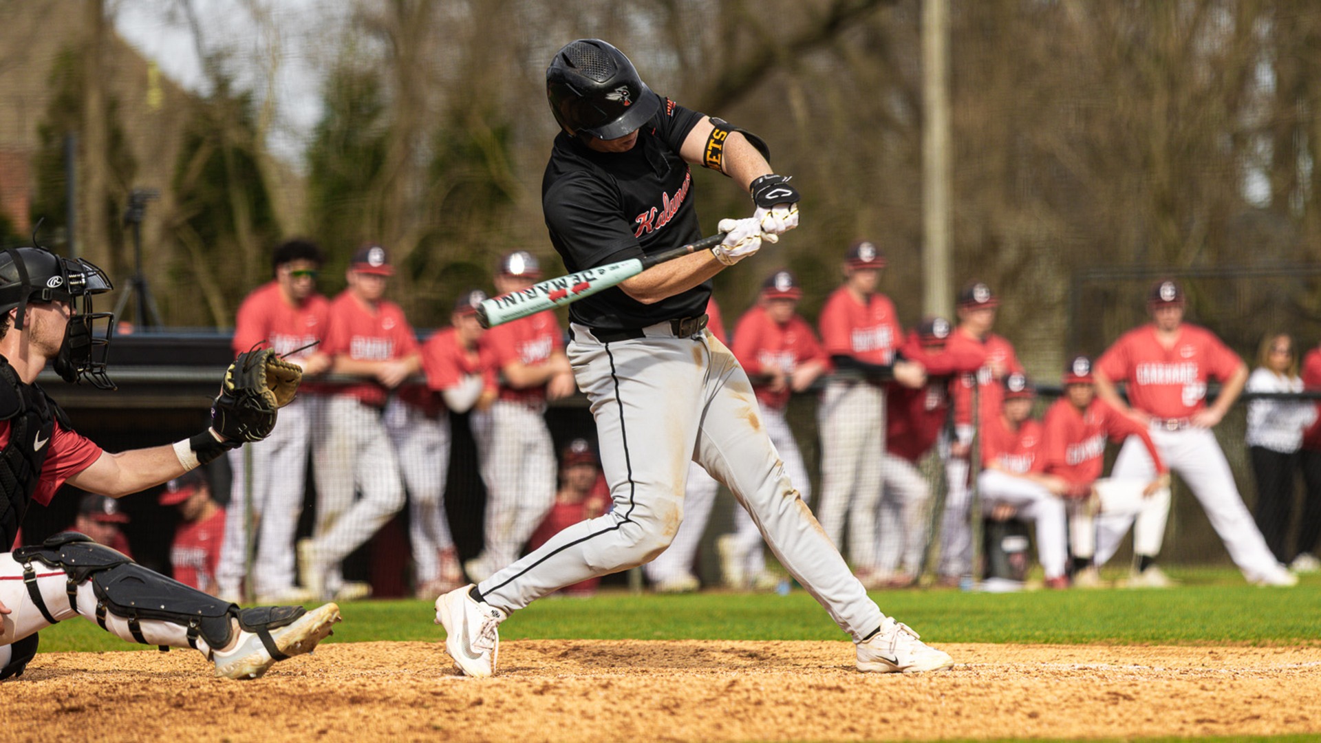 Ryar Rinehart playing baseball