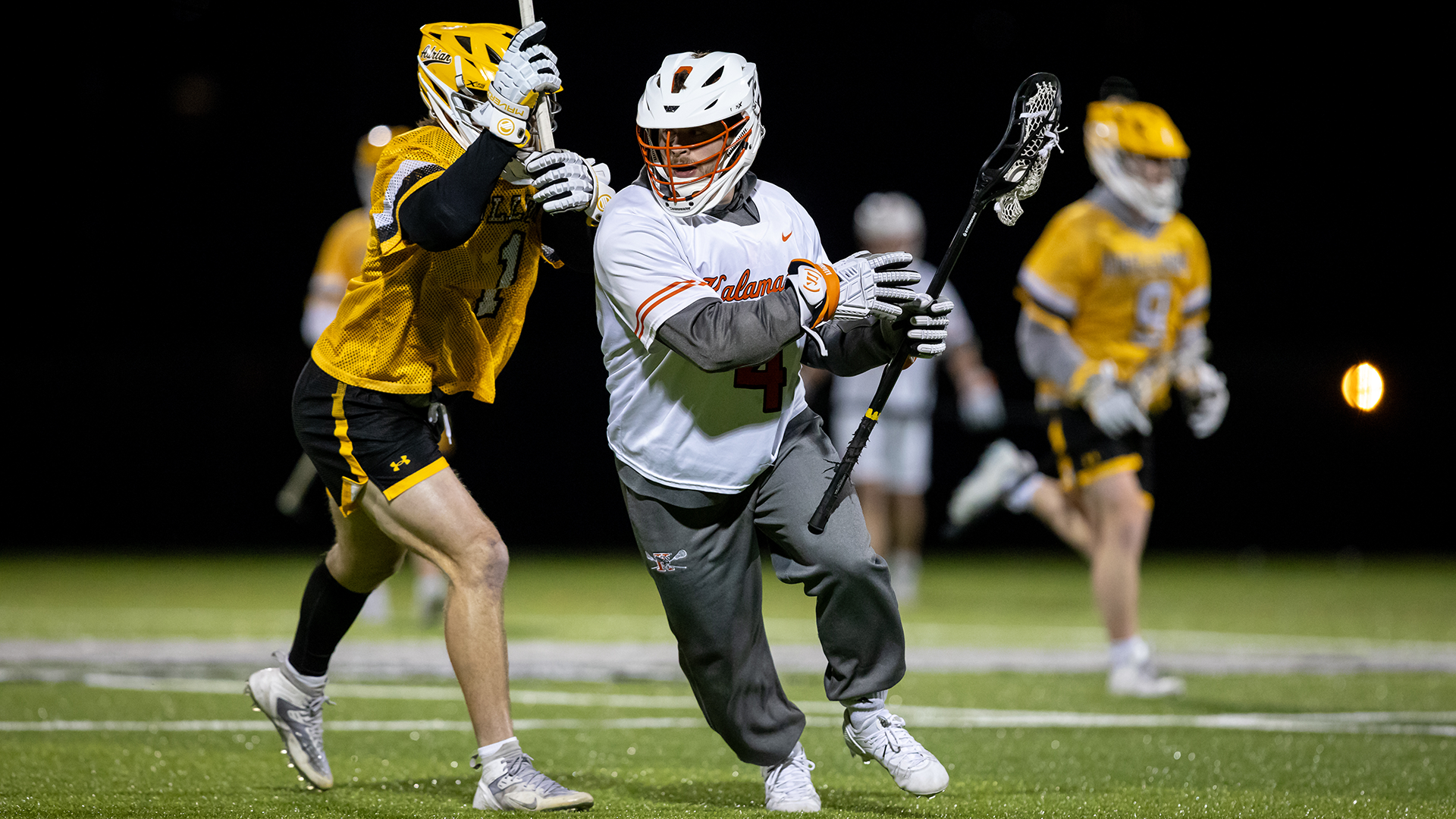 Brody Quinn playing lacrosse