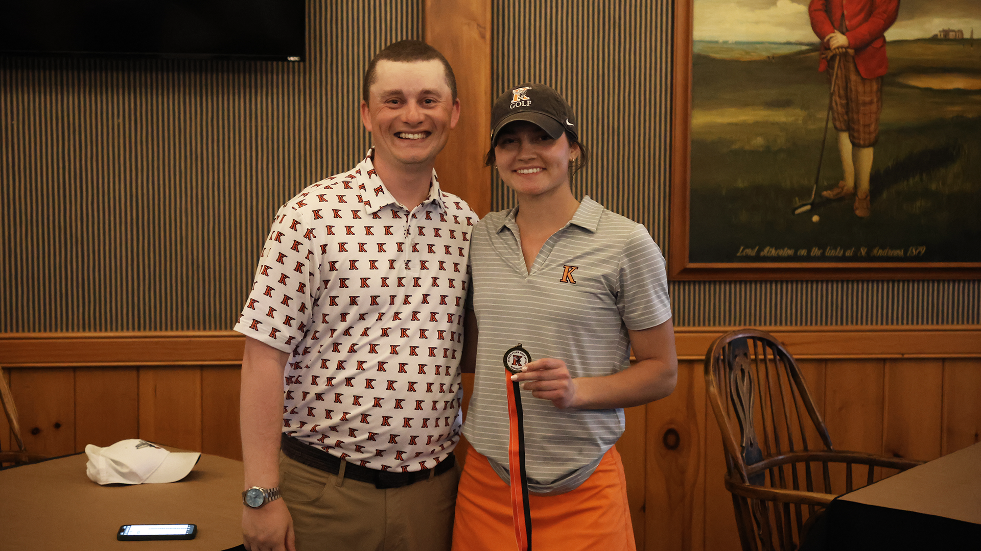 Ellie Britt (right) medaled at the Steven Tyler Memorial Invite