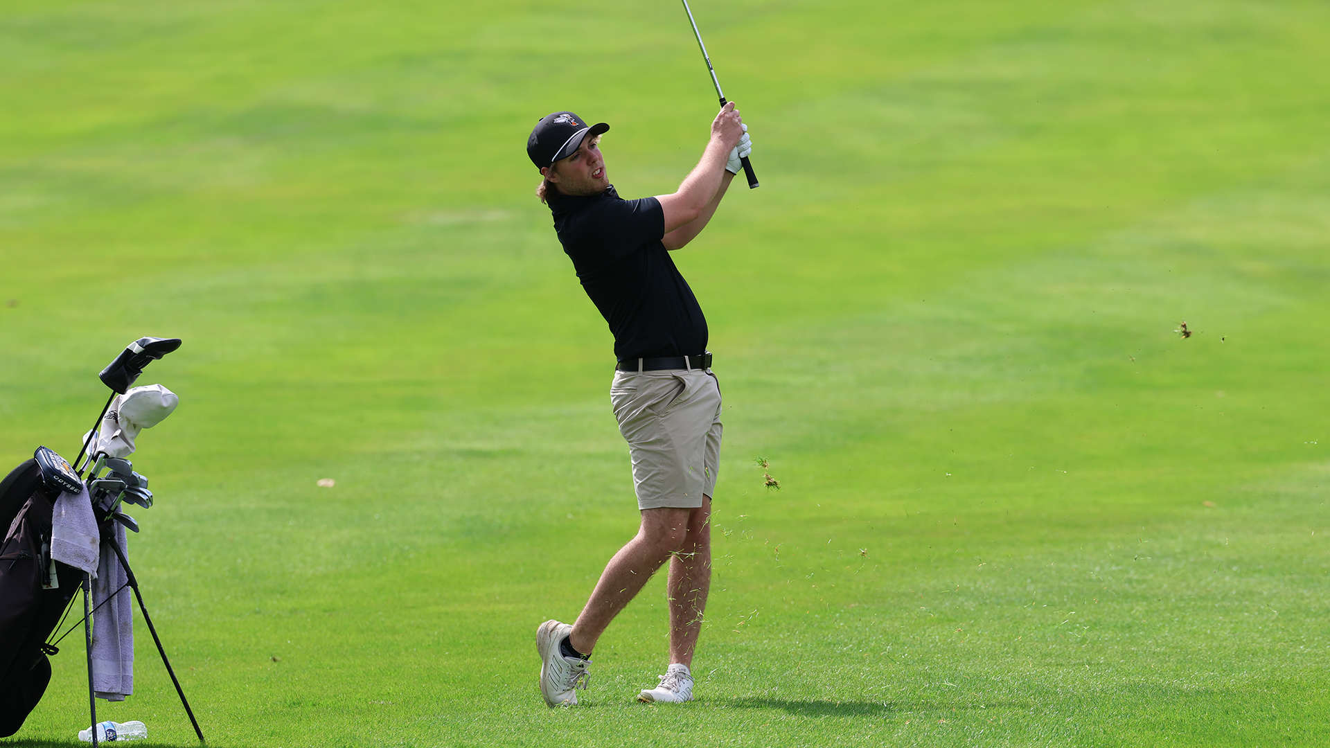 Nick Coseo playing golf