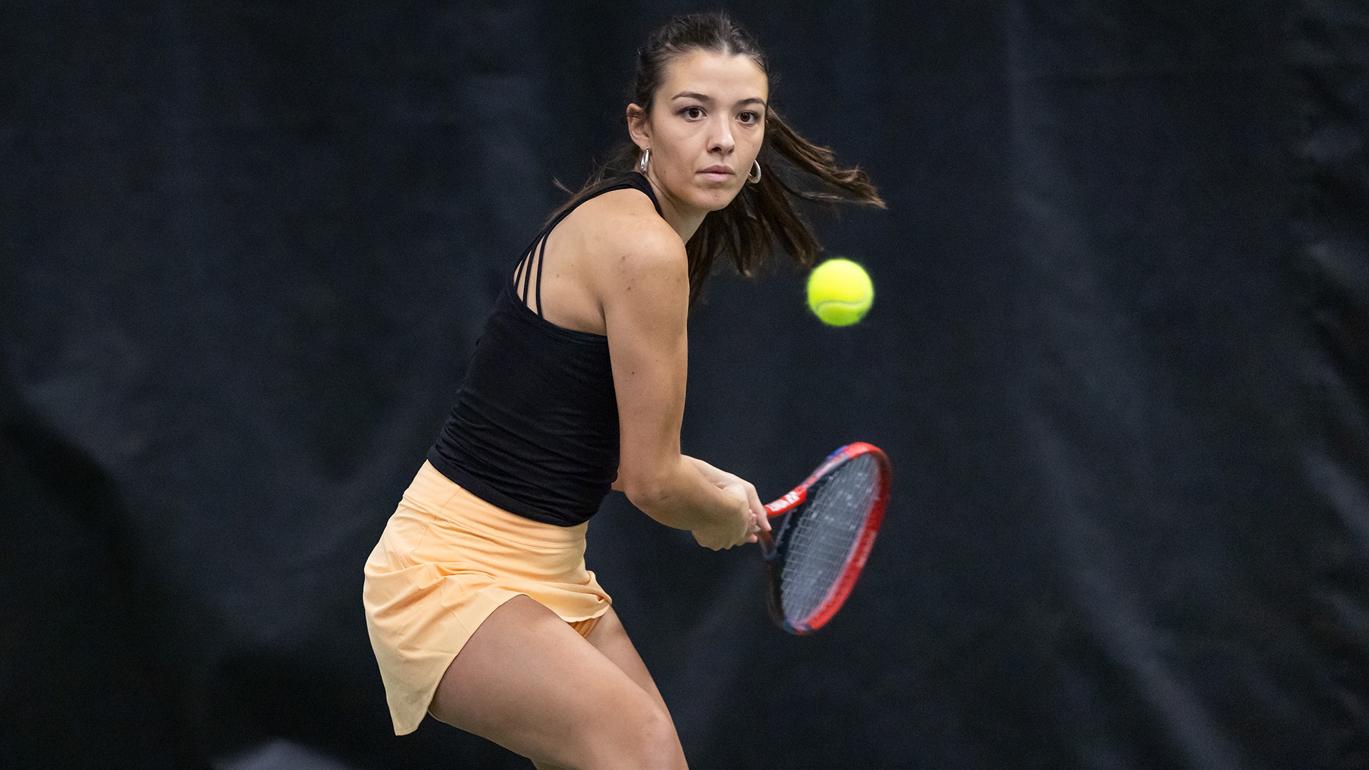 Soussana Kimbouris playing tennis
