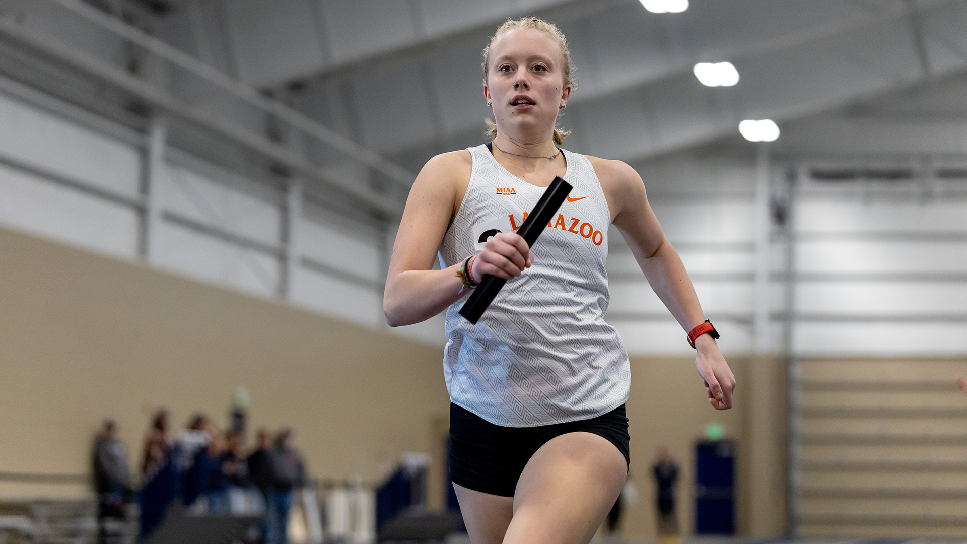 Ava King running track