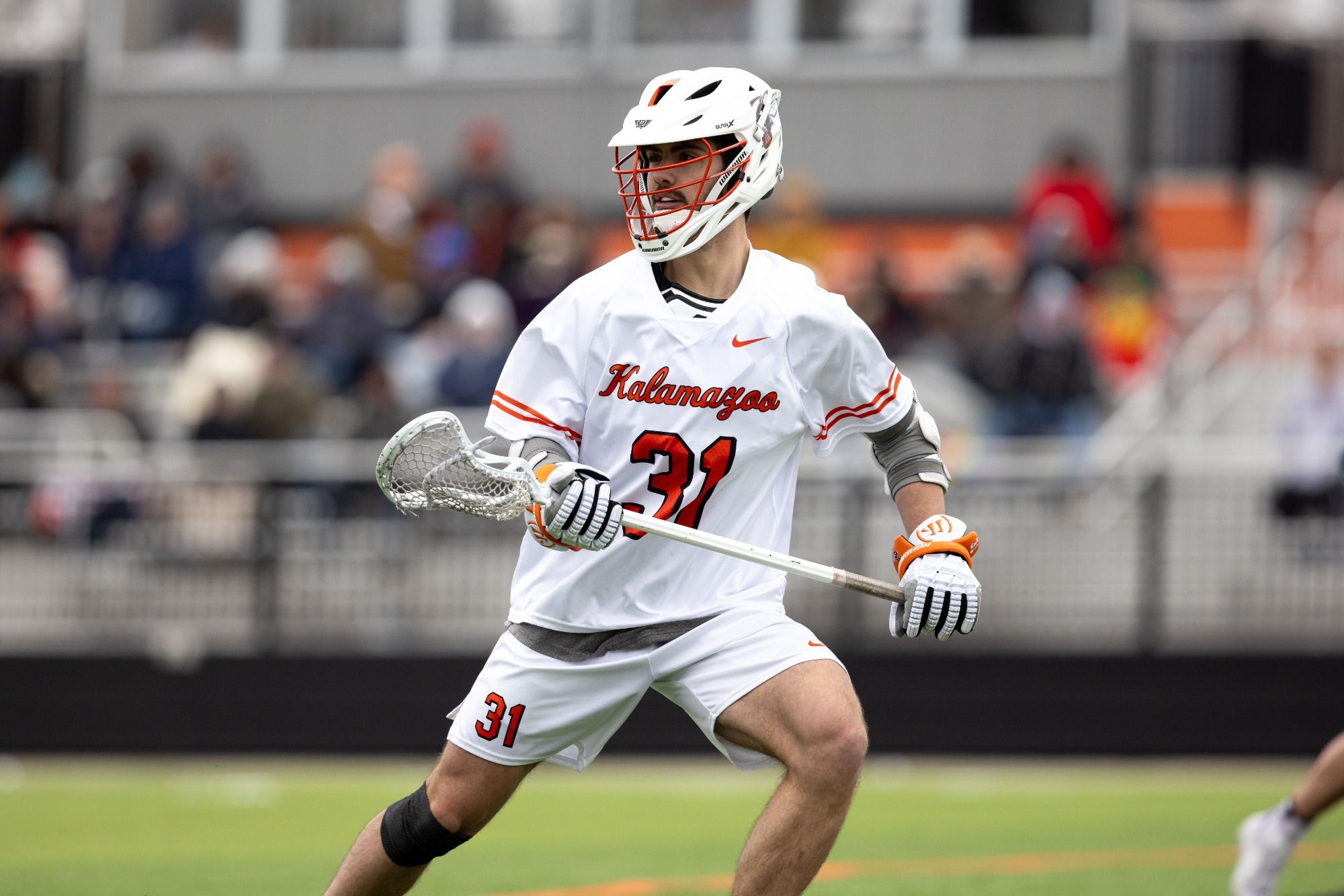 Carson Ihrke playing lacrosse