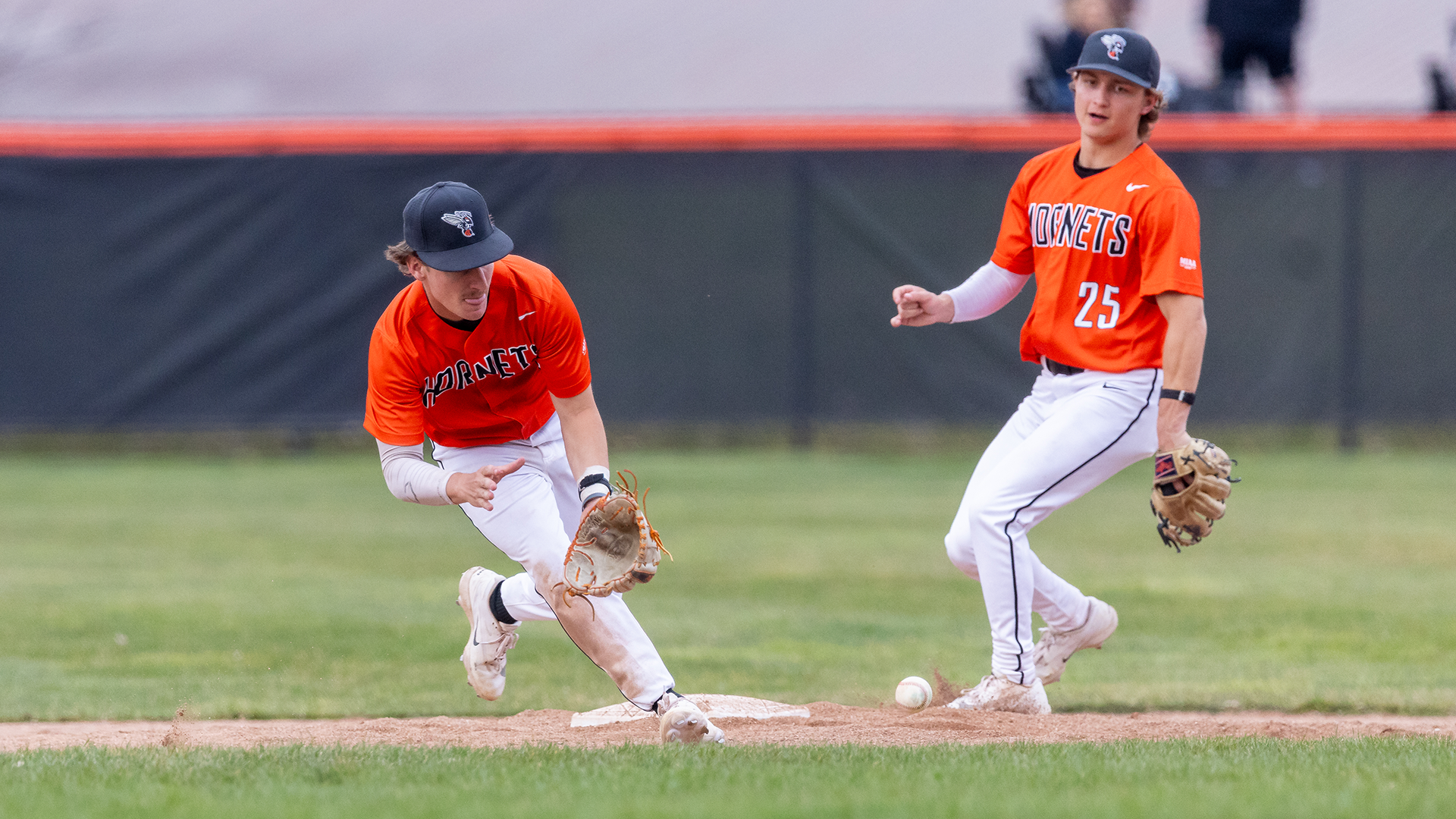 Cade Preissing playing baseball