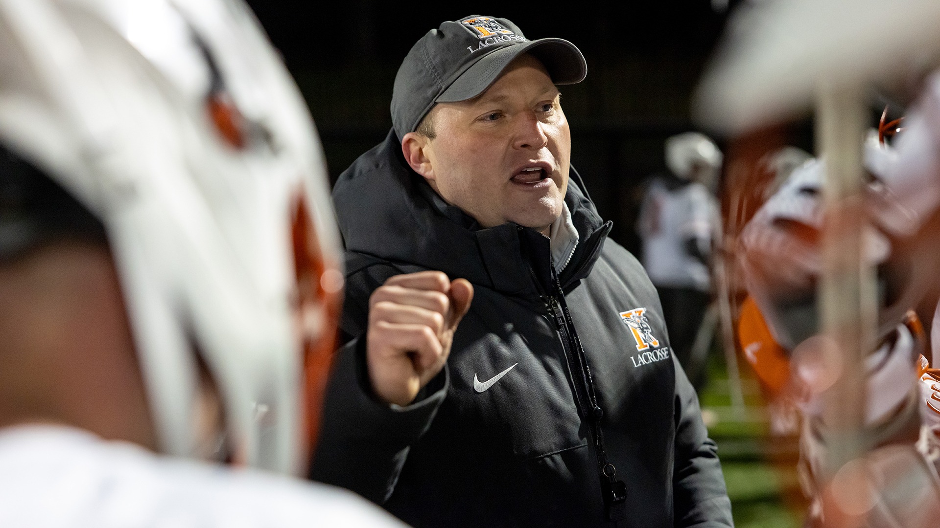 Vince Redko coaching lacrosse