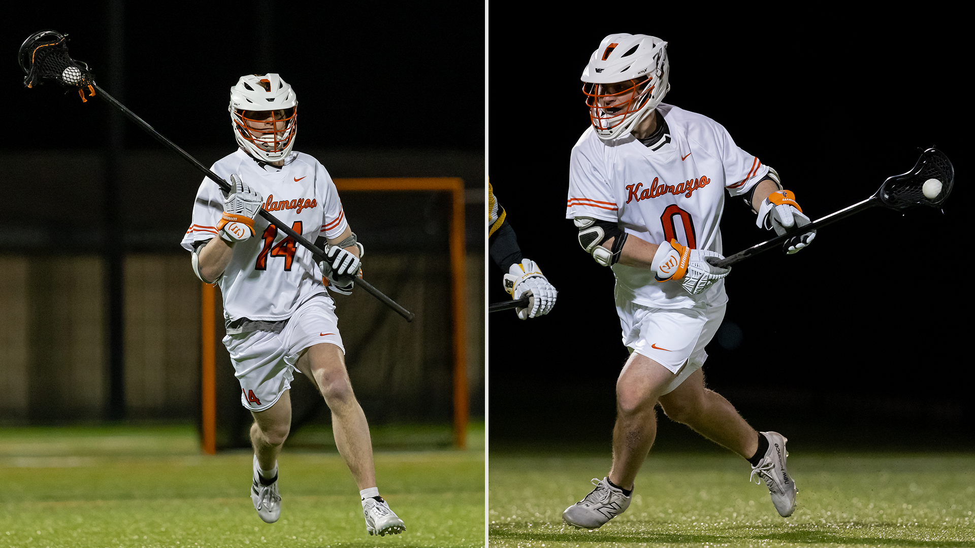 Jack Bungart (left, First Team) and Max Plesscher (right, Second Team) both earned All-MIAA honors in 2026