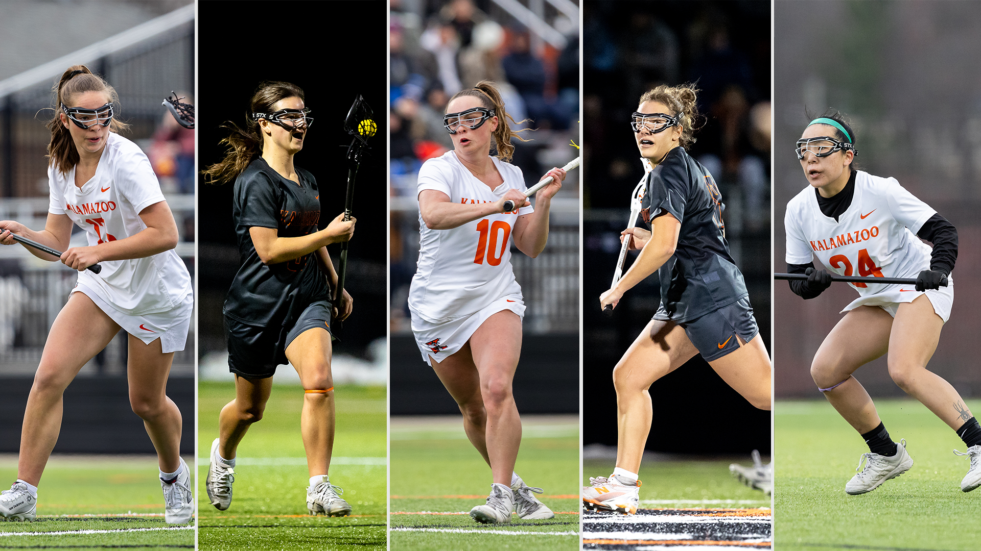 Tessa Fuller, Sophie Hartl, Ella Spooner, Kennedy Hynde and Annslee Ware each earned All-MIAA honors in 2026