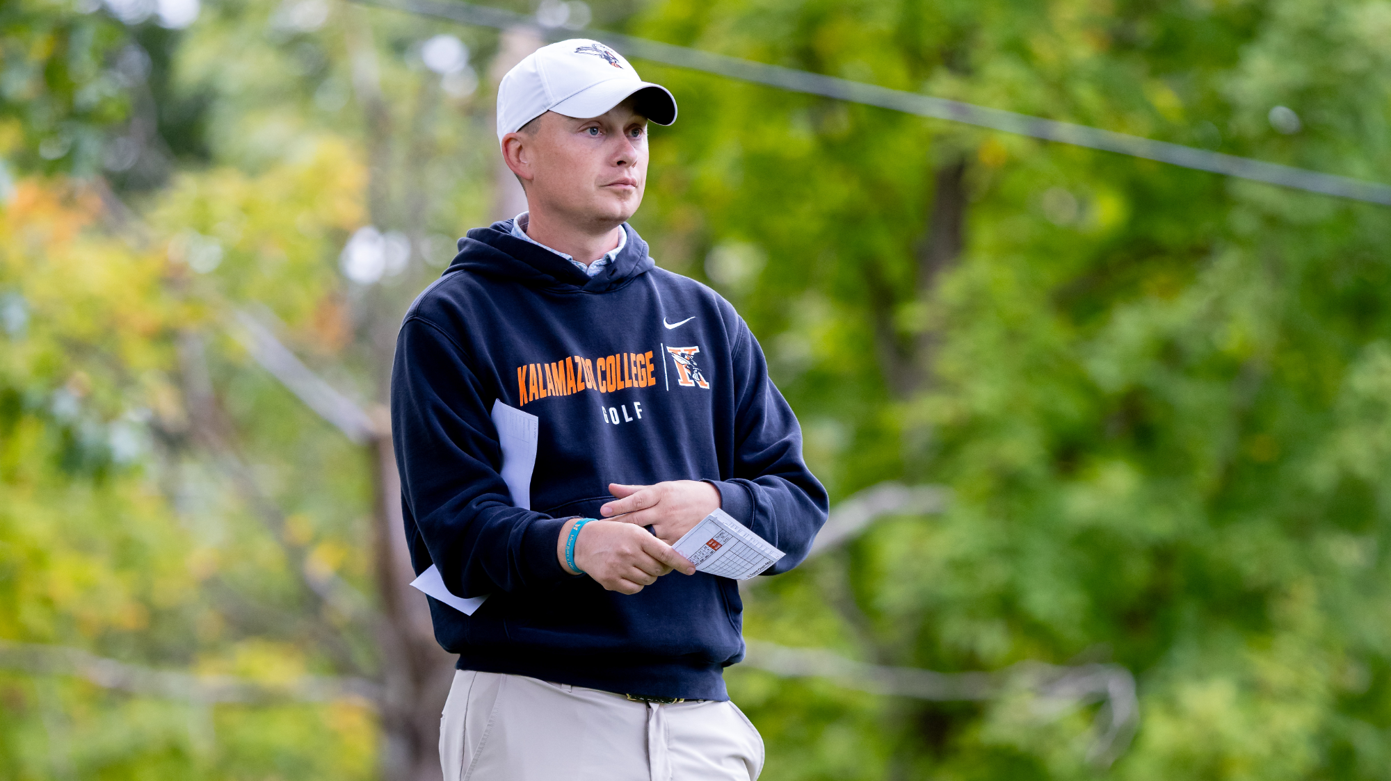 Kalamazoo College Director of Golf Holden Price was named MIAA Women's Golf Coach of the Year in 2026